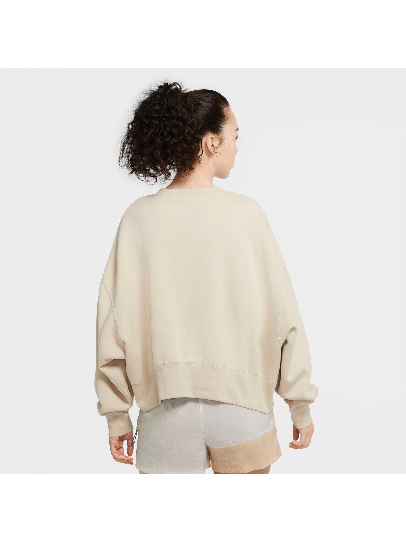 nike oatmeal crewneck