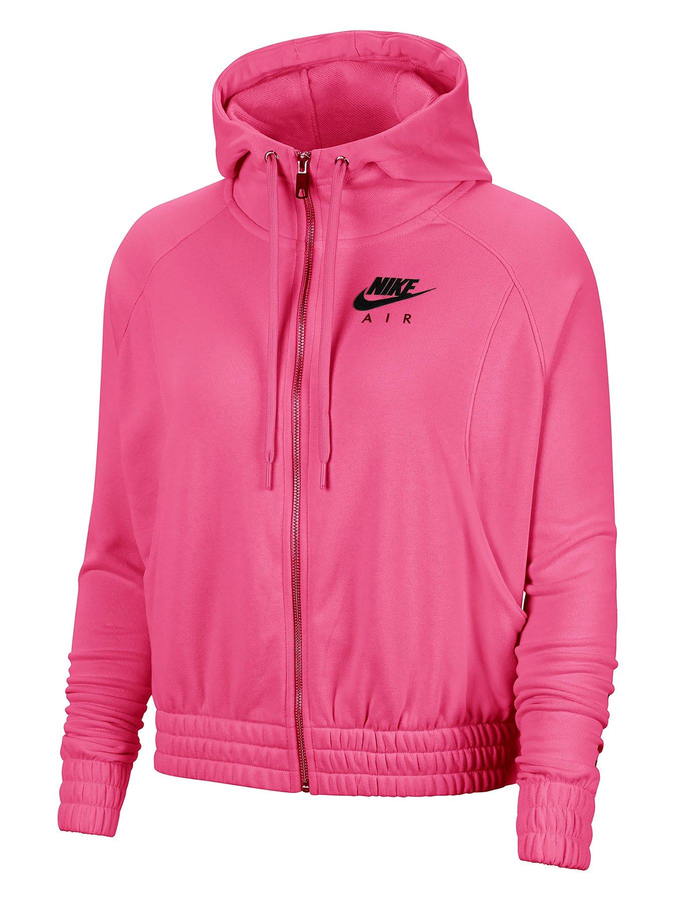 ladies pink nike hoodie