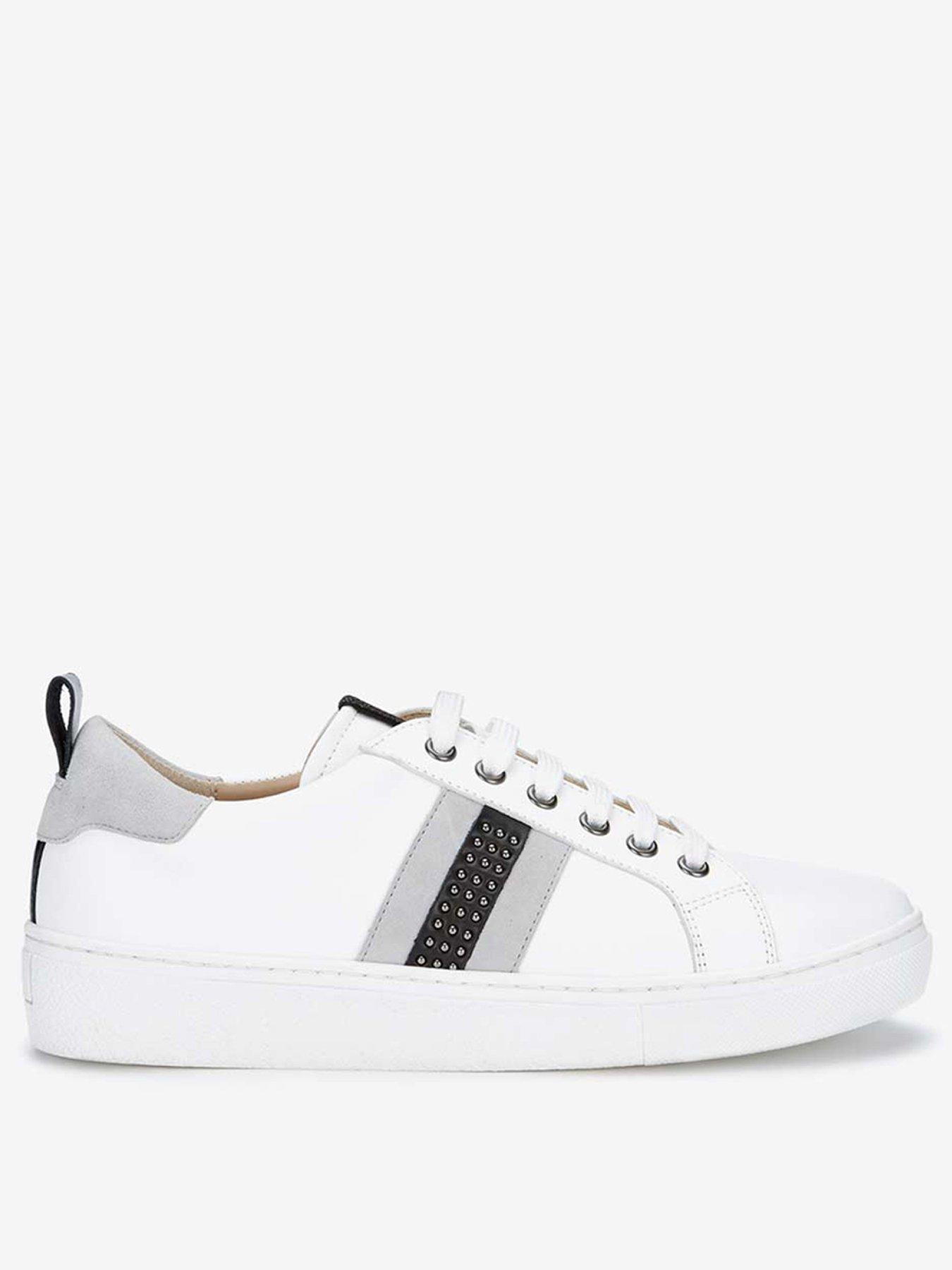 mint velvet silver trainers