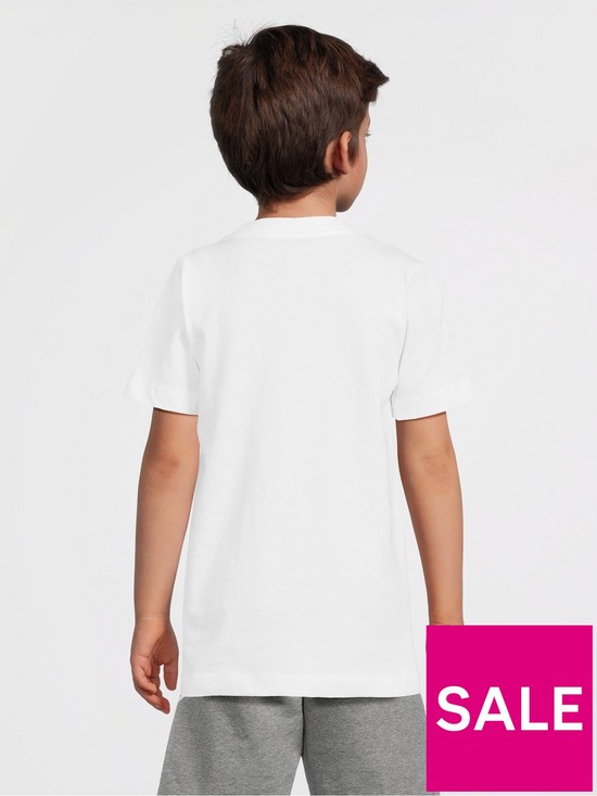 stillFront image of nike-older-boys-futura-t-shirt-whiteblack