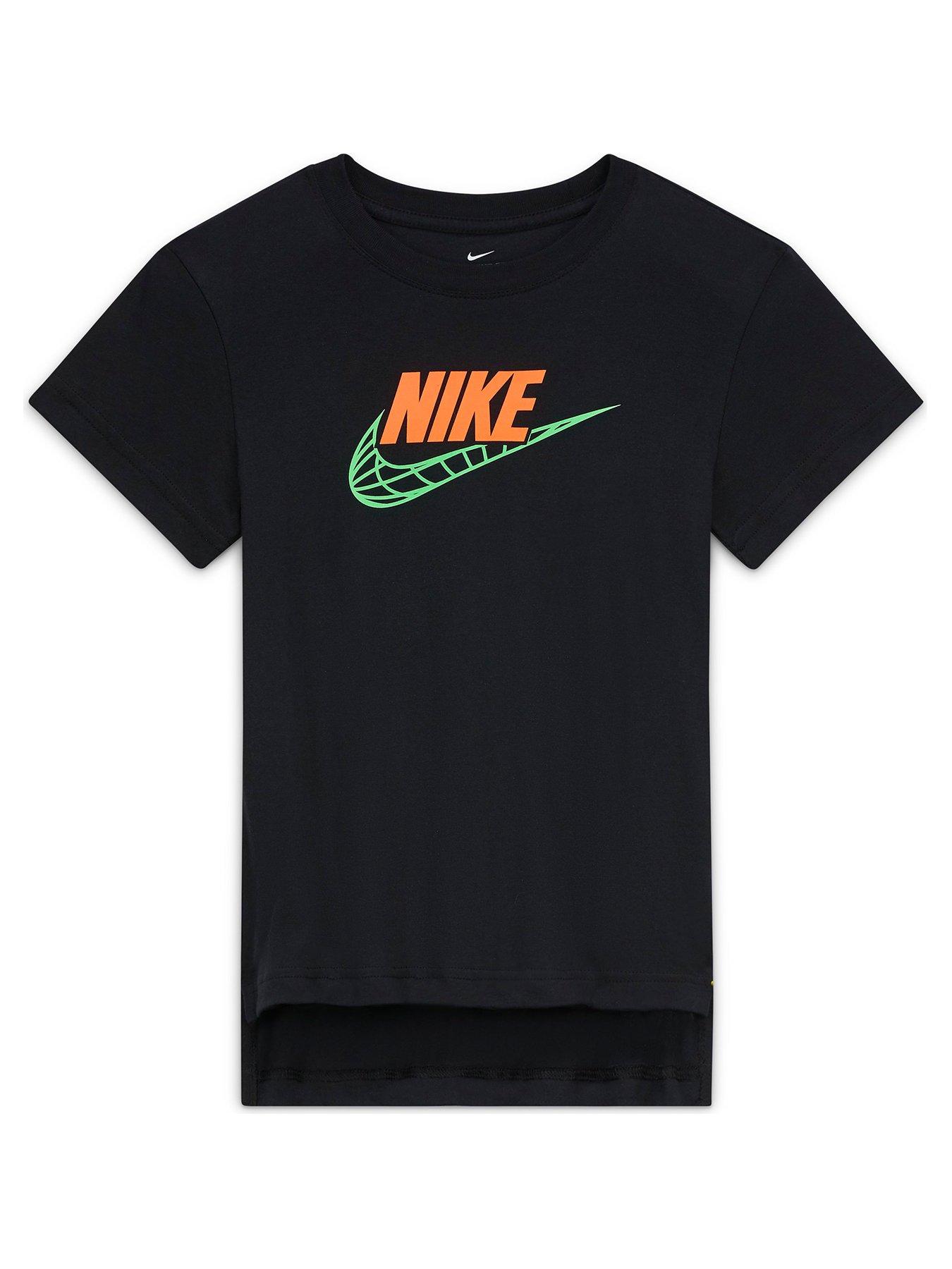 Nike Older Childrens T-Shirt - Black, Size Xl=13-15 Years, Women