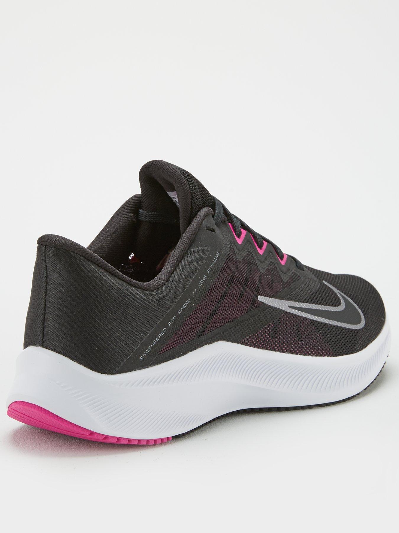 nike quest 3 black and pink