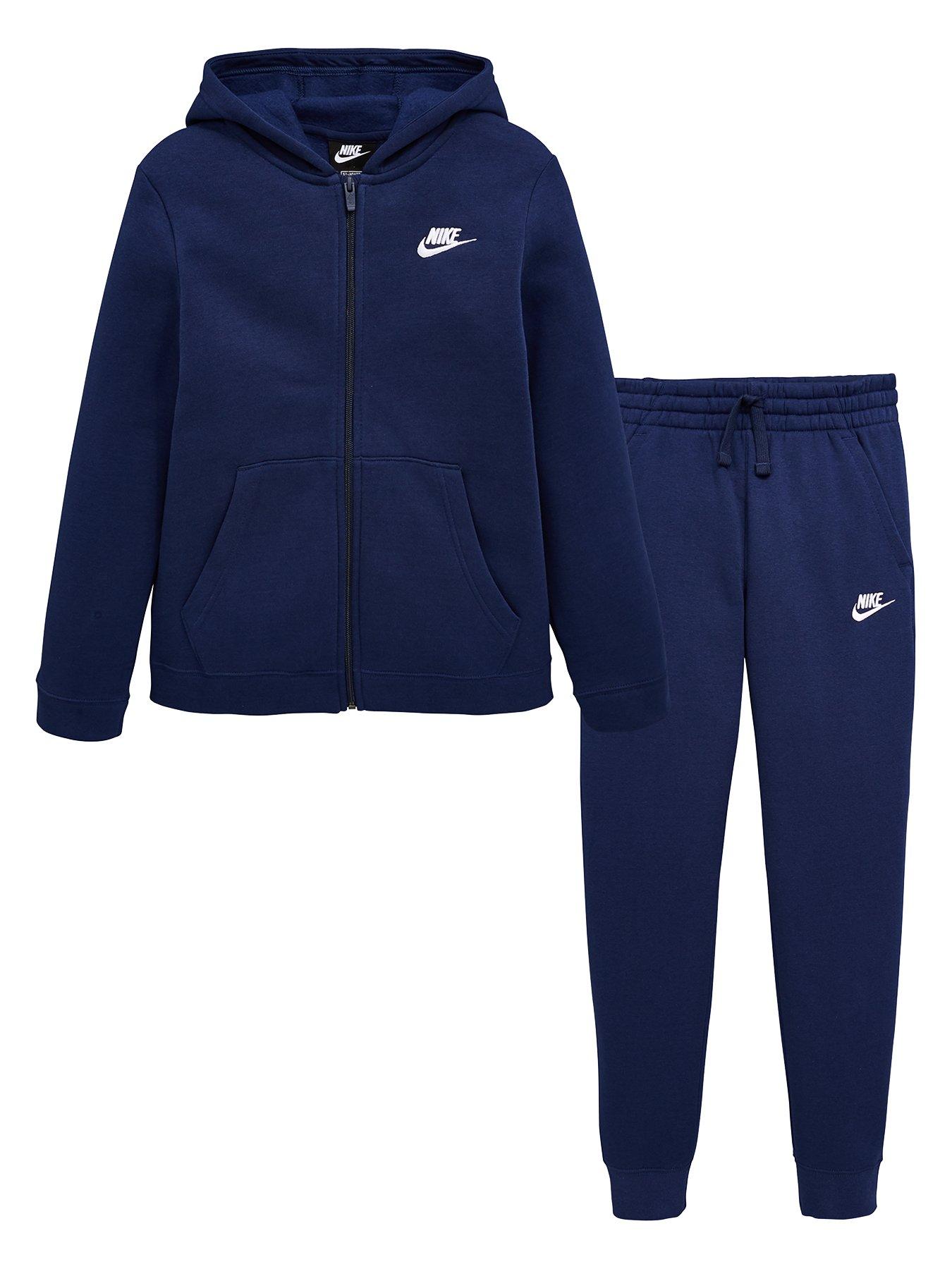 realimentación Frenesí palanca Nike Older Boys Core Tracksuit - Navy | very.co.uk