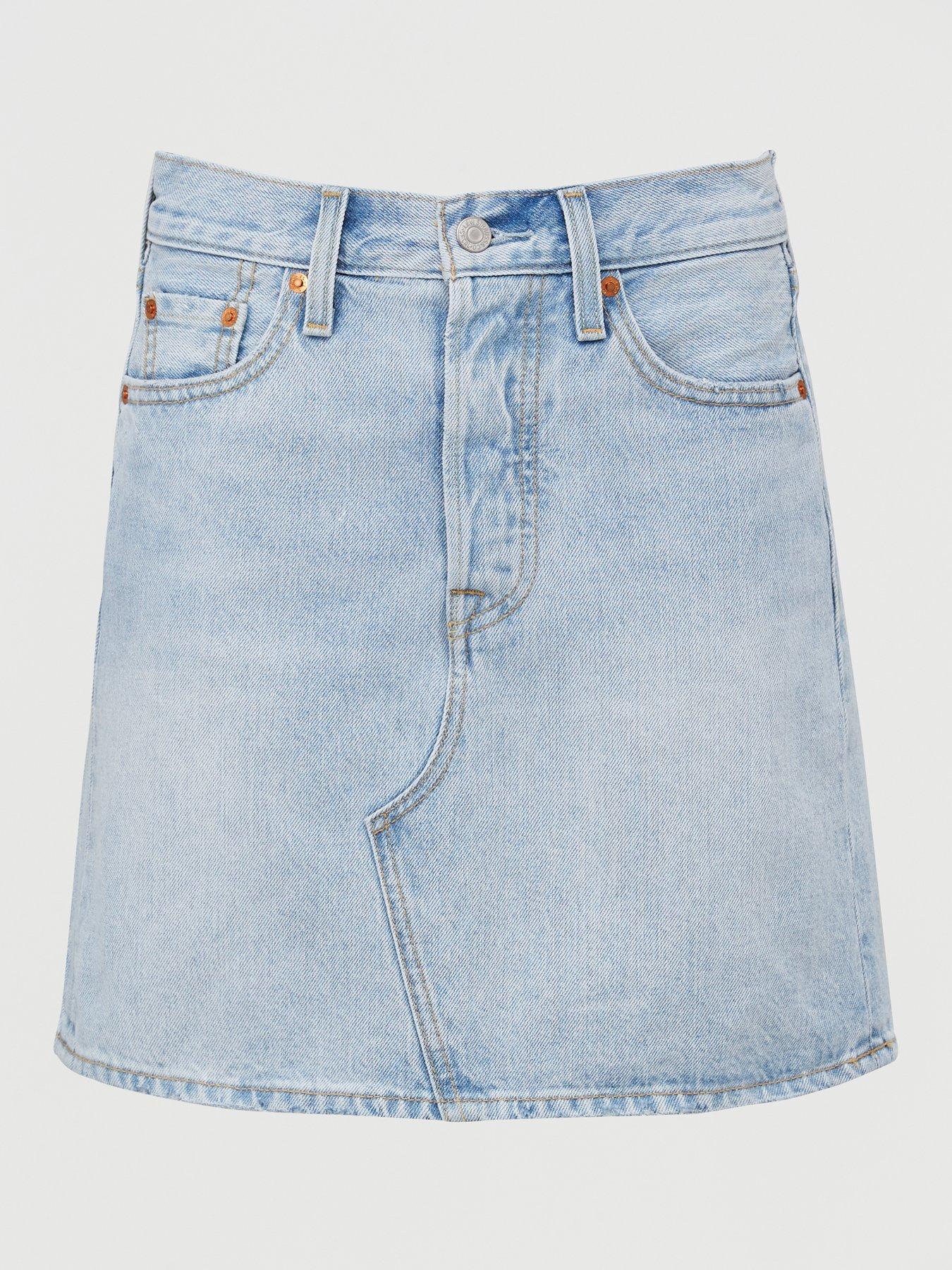 levi denim skirt uk