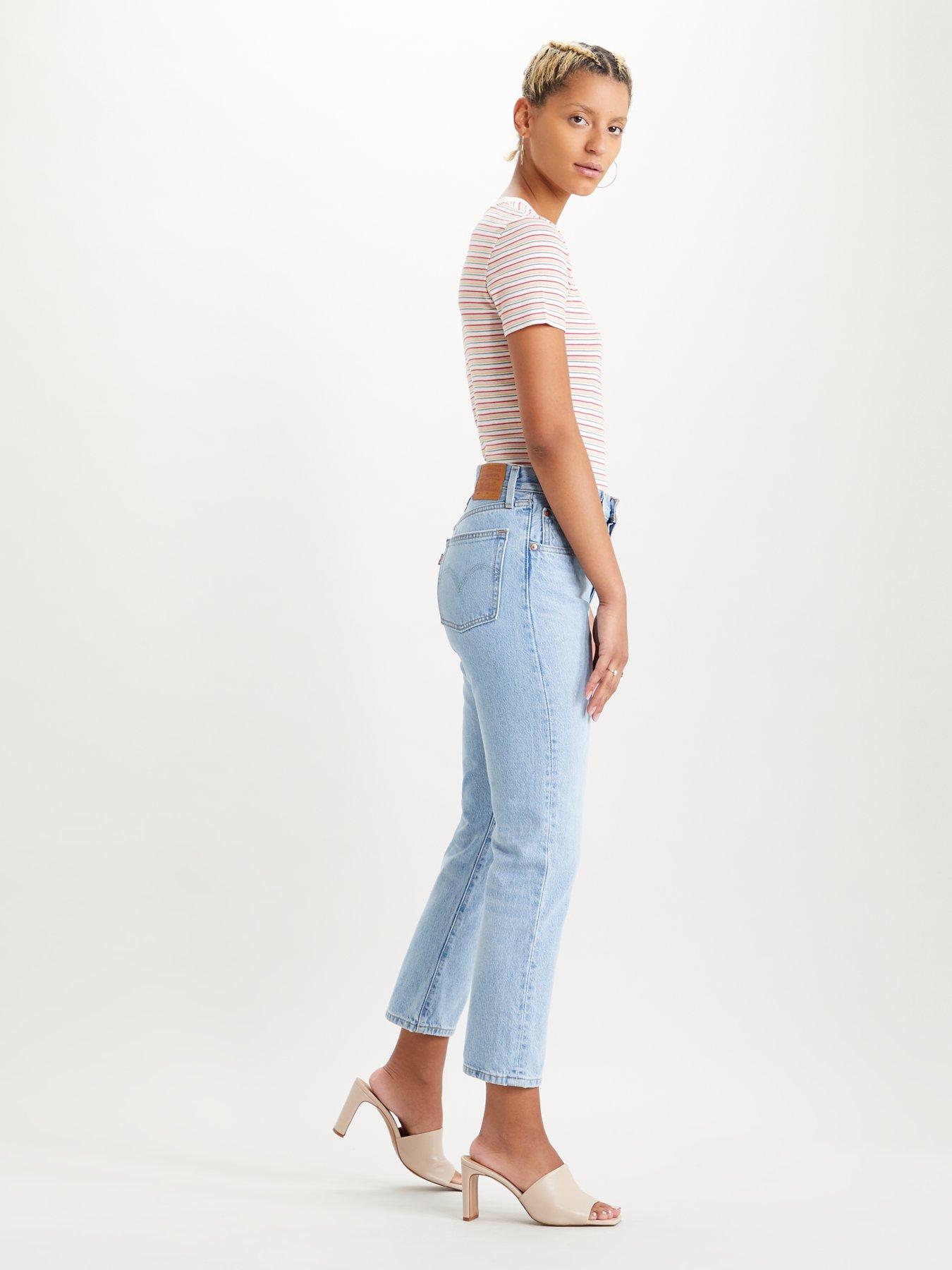 Top 56+ imagen levi’s cropped straight jeans