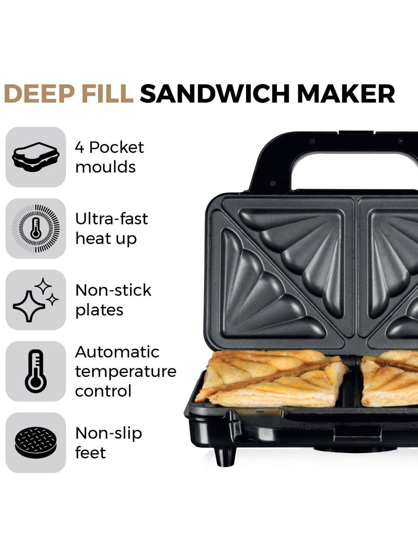 Image 2 of 6 of Tower Deep Fill Sandwich Maker