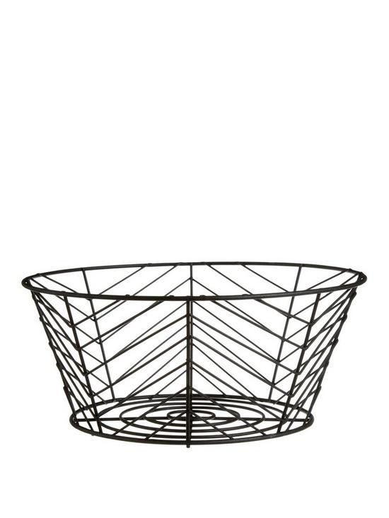 front image of premier-housewares-iron-vertex-fruit-basket