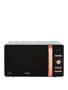 Tower 20L Digital Microwave - Marble Rose Gold