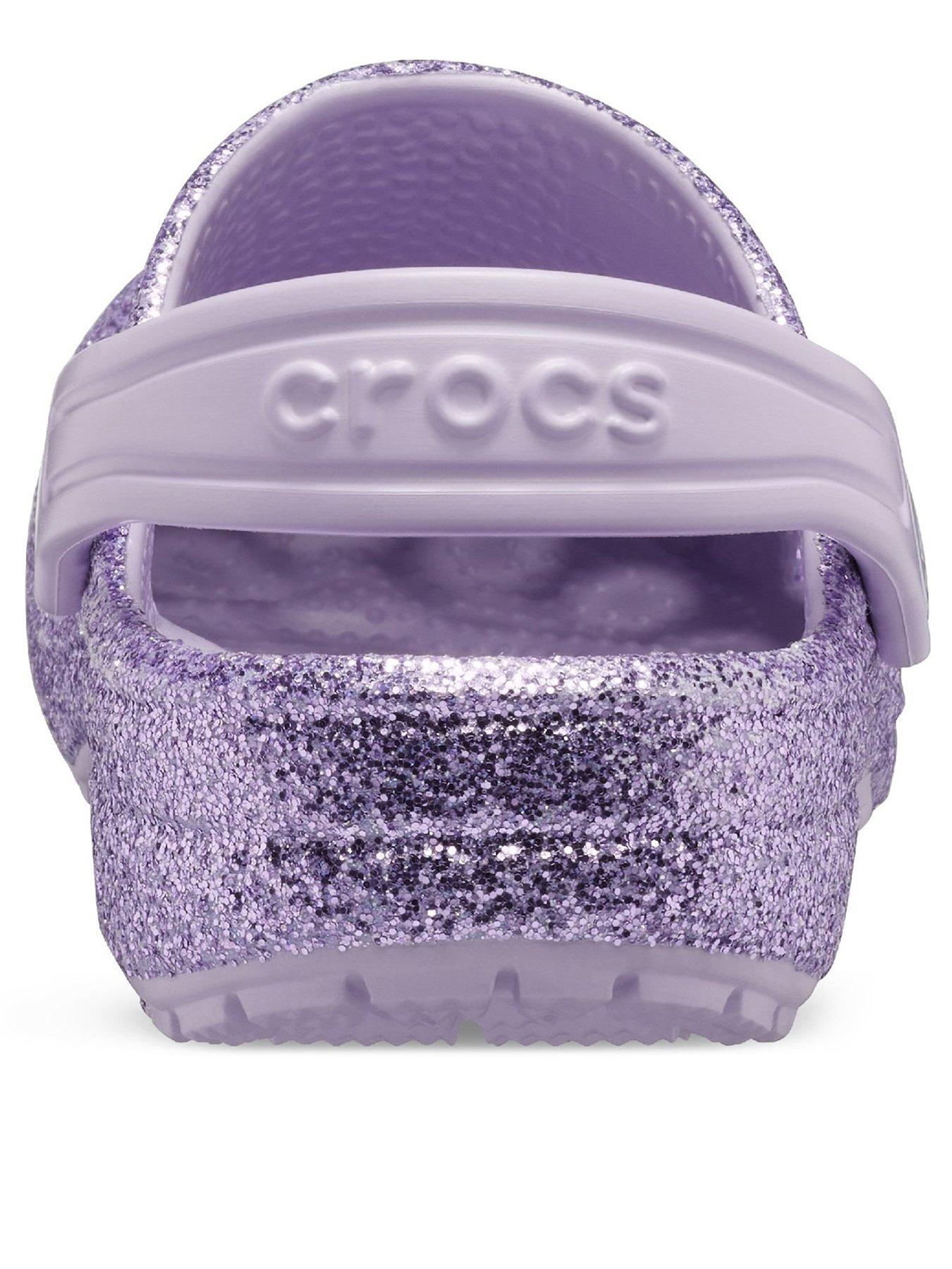 classic glitter crocs