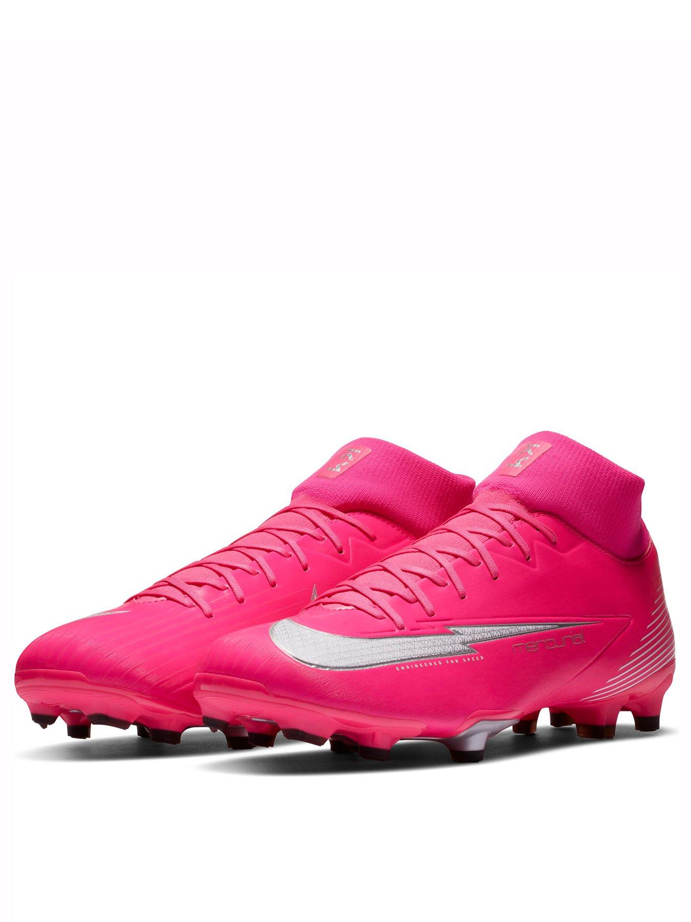 Nike Academy Superfly Mercurial Mens Kylian Mbappe Firm Ground Football Boots Pink Very Co Uk