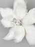  image of very-home-set-of-3-faux-fur-poinsettia-christmasnbsptree-clips-white