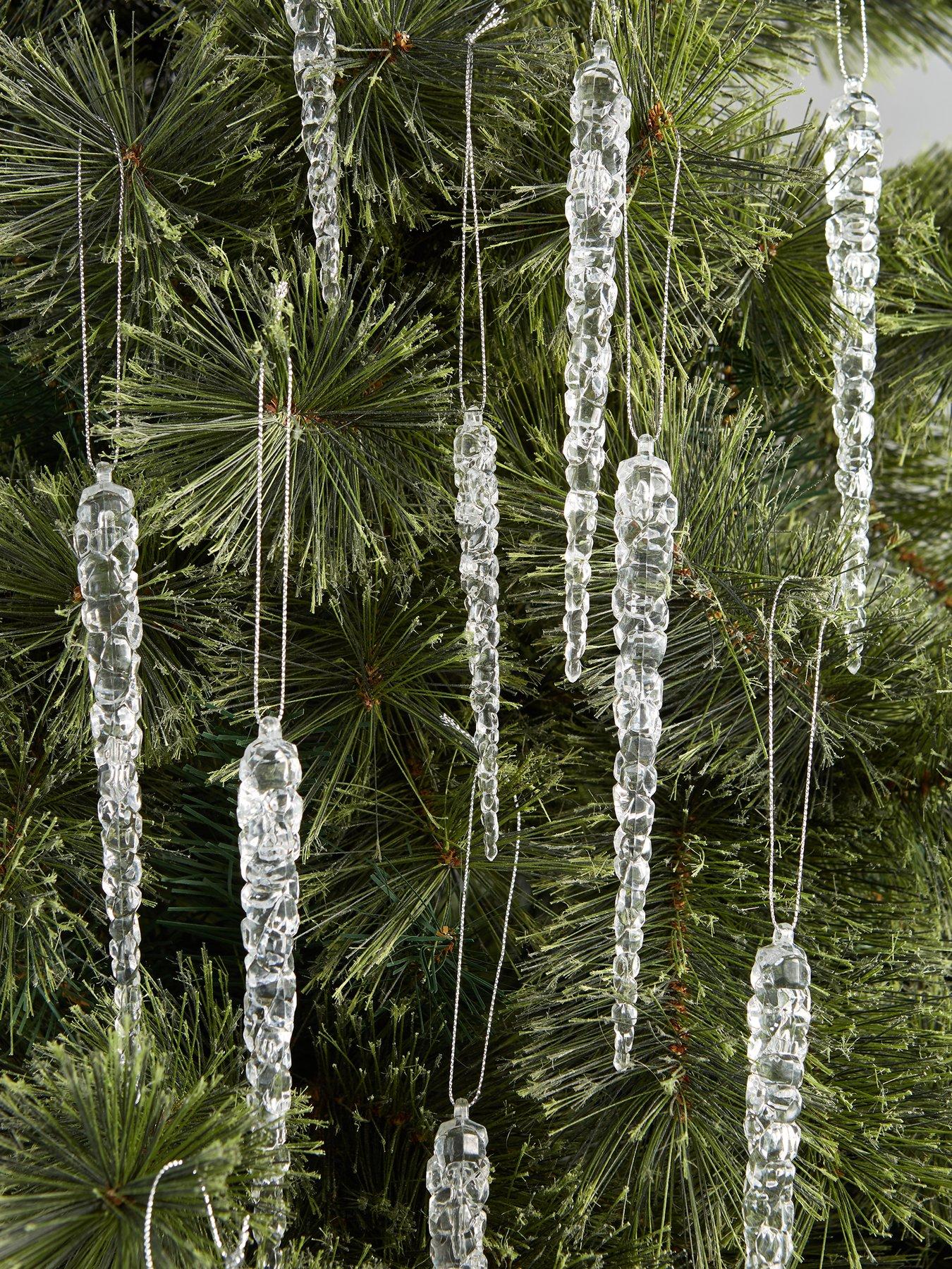 Christmas tree deals with icicles