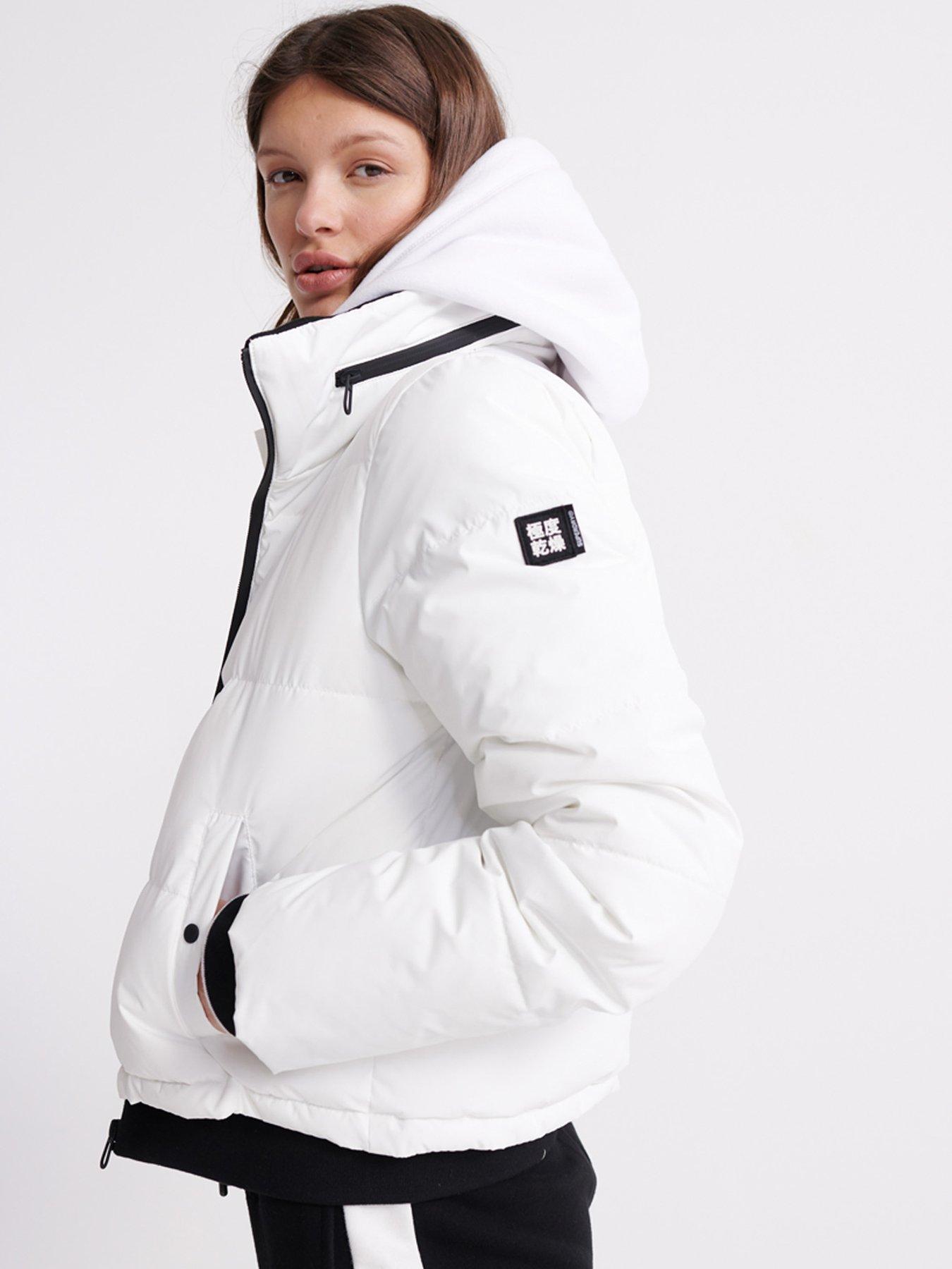 padded white jacket