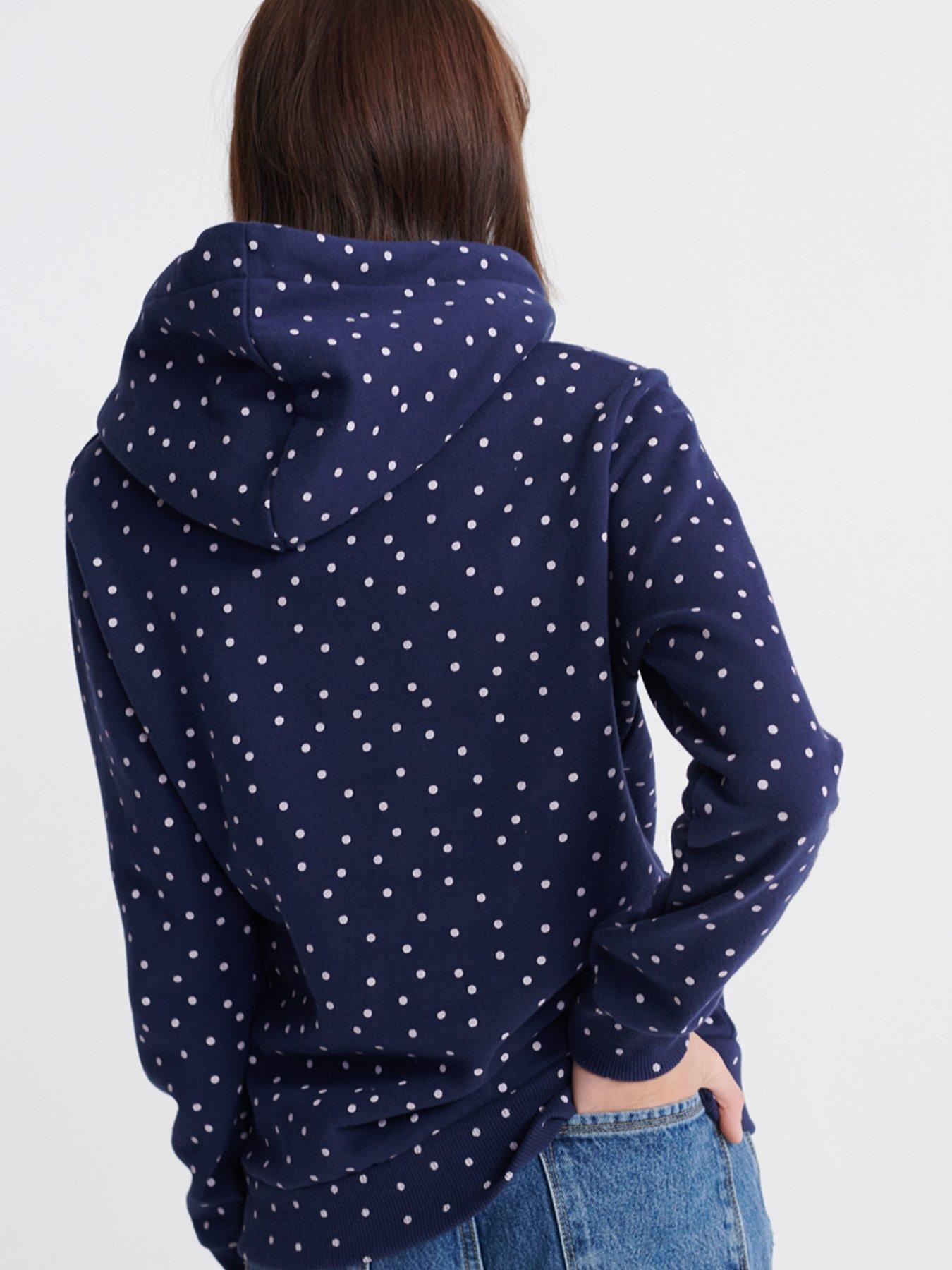 superdry polka dot hoodie