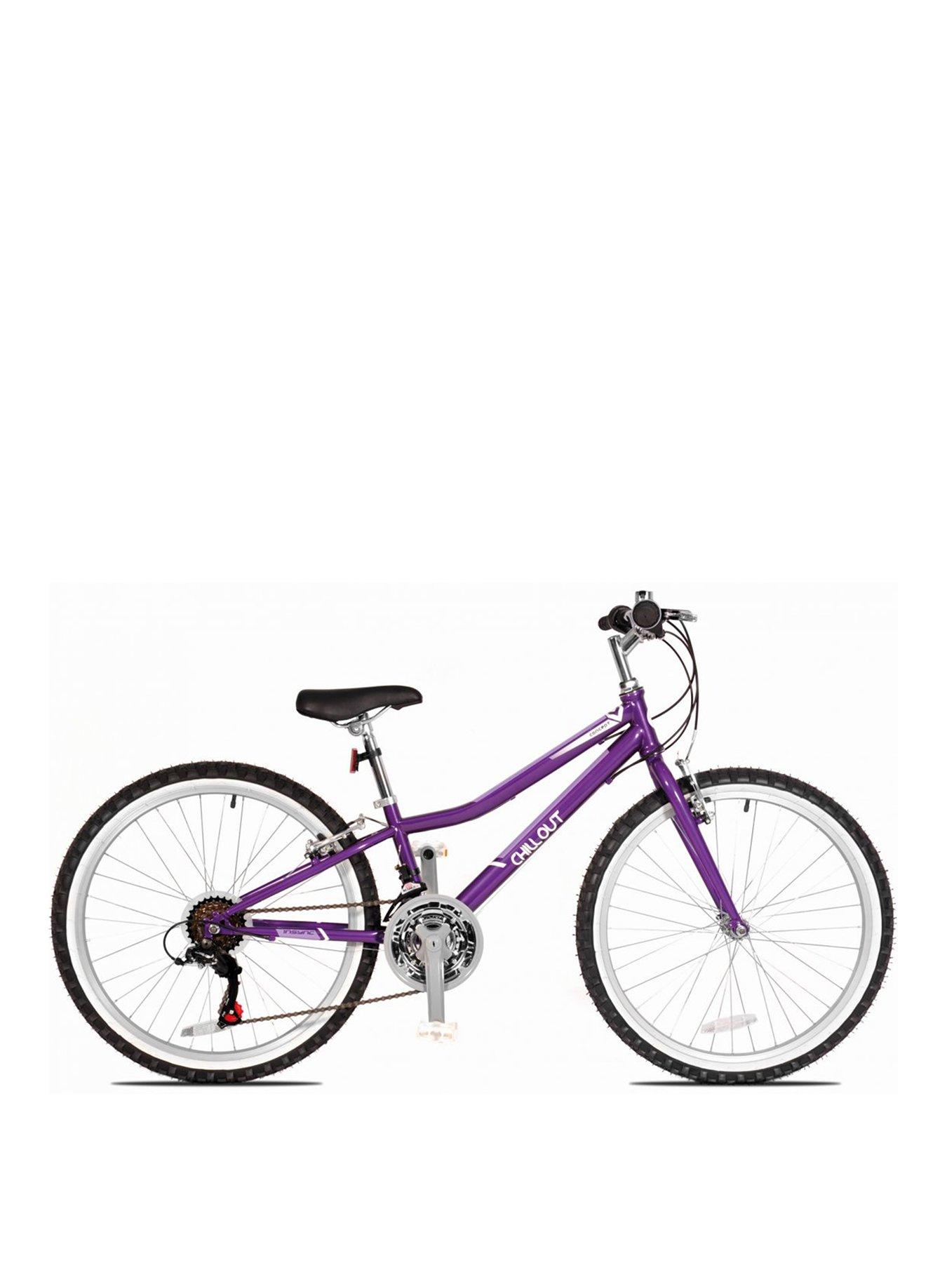 purple 24 inch bike