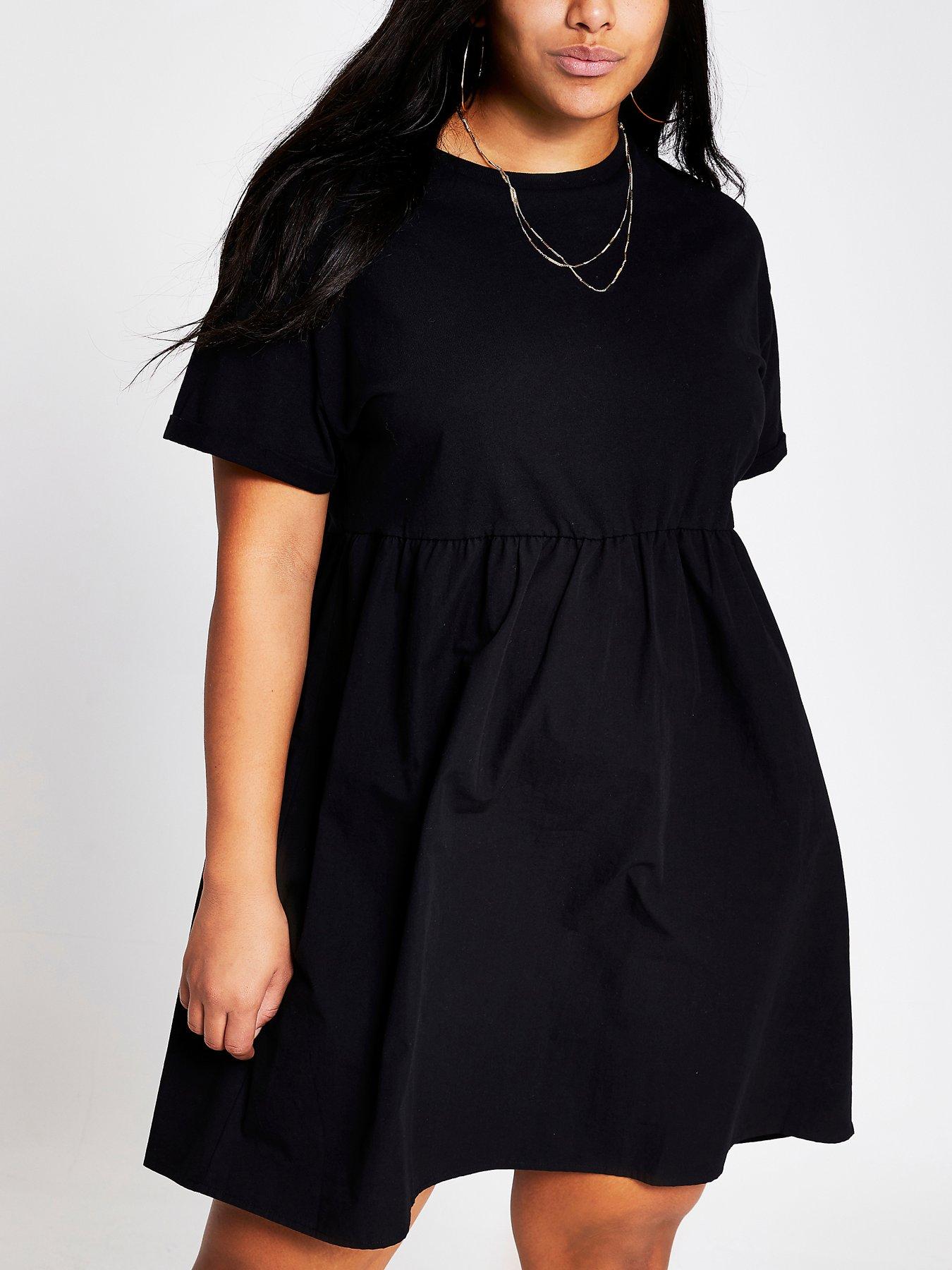 black peplum dress uk
