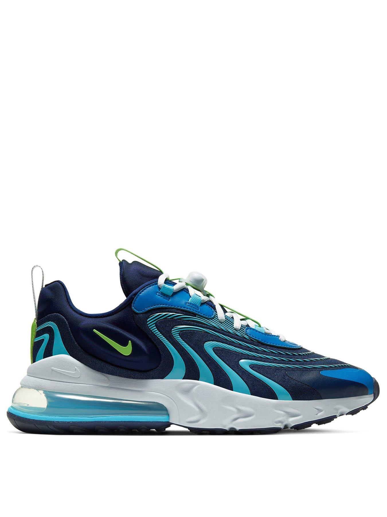 nike air max 270 green and blue