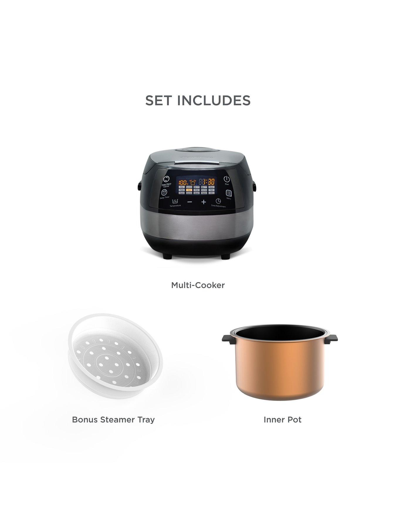 Drew & Cole CleverChef 14 in 1 5L Digital Multi Cooker Chrome very