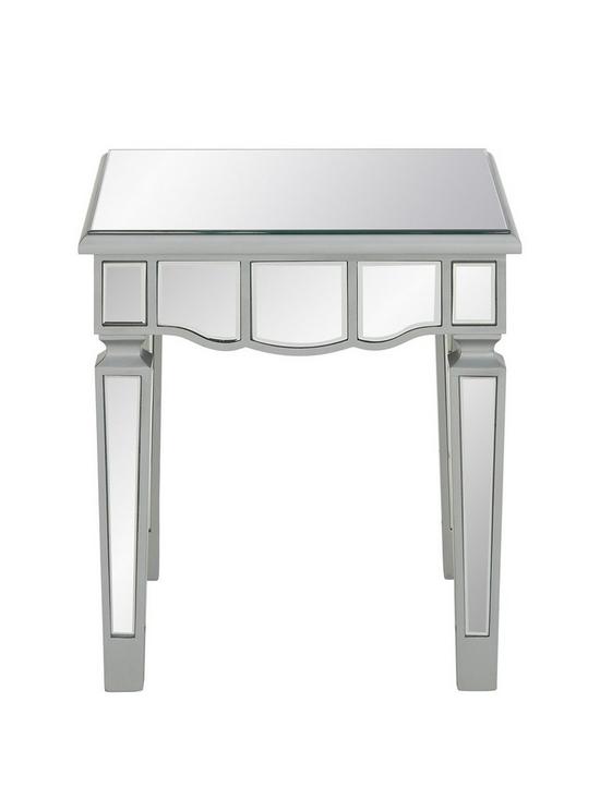 front image of mirage-mirrored-lamp-table
