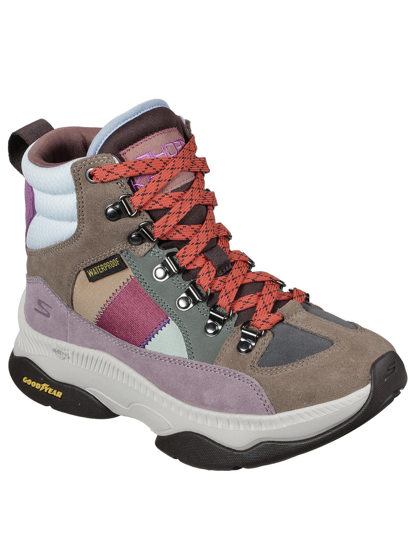 skechers boots brown