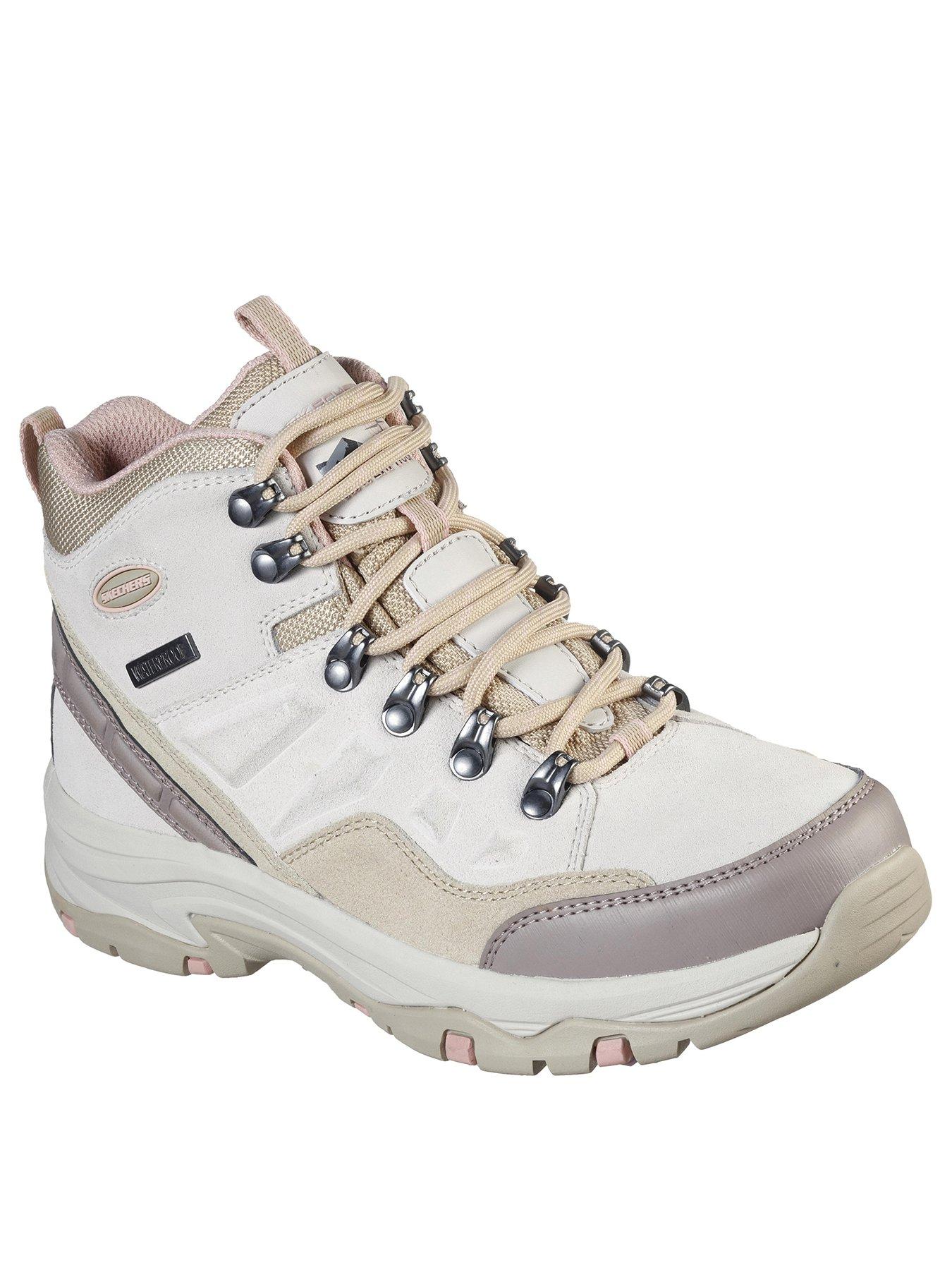 skechers womens lace up boots