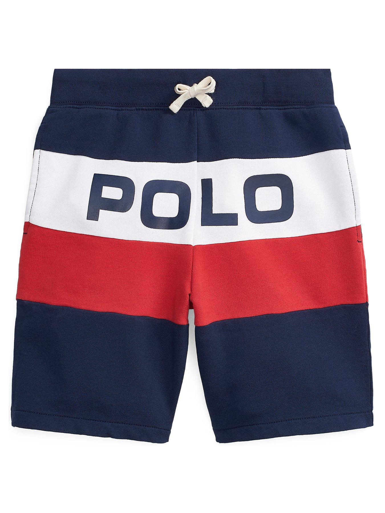 boys navy jersey shorts