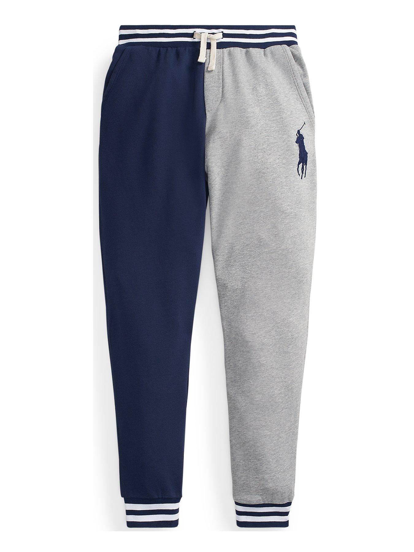 childrens navy jogging bottoms