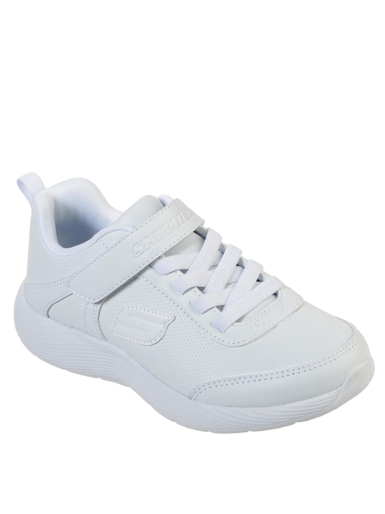 sketchers white trainers