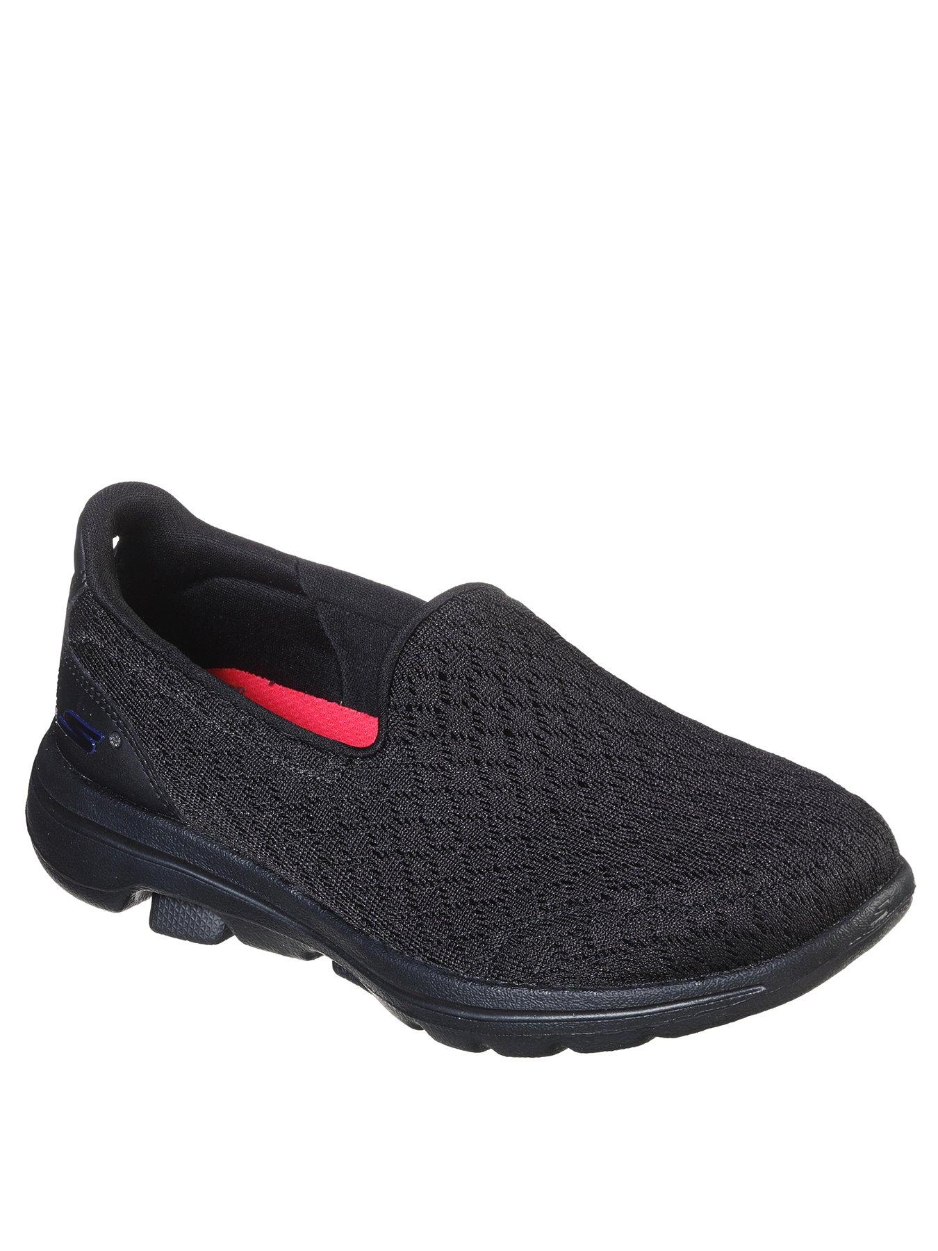 Skechers GOwalk Slip Shoe - Black | very.co.uk