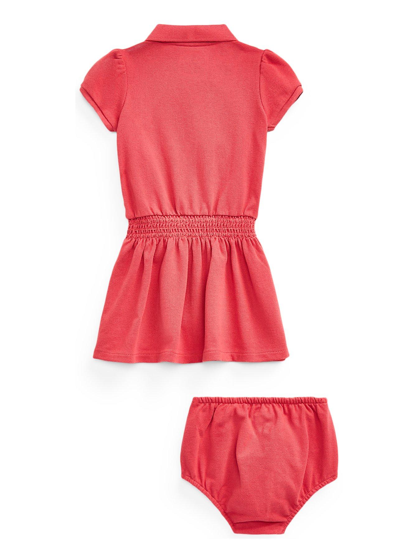 baby girl red ralph lauren dress