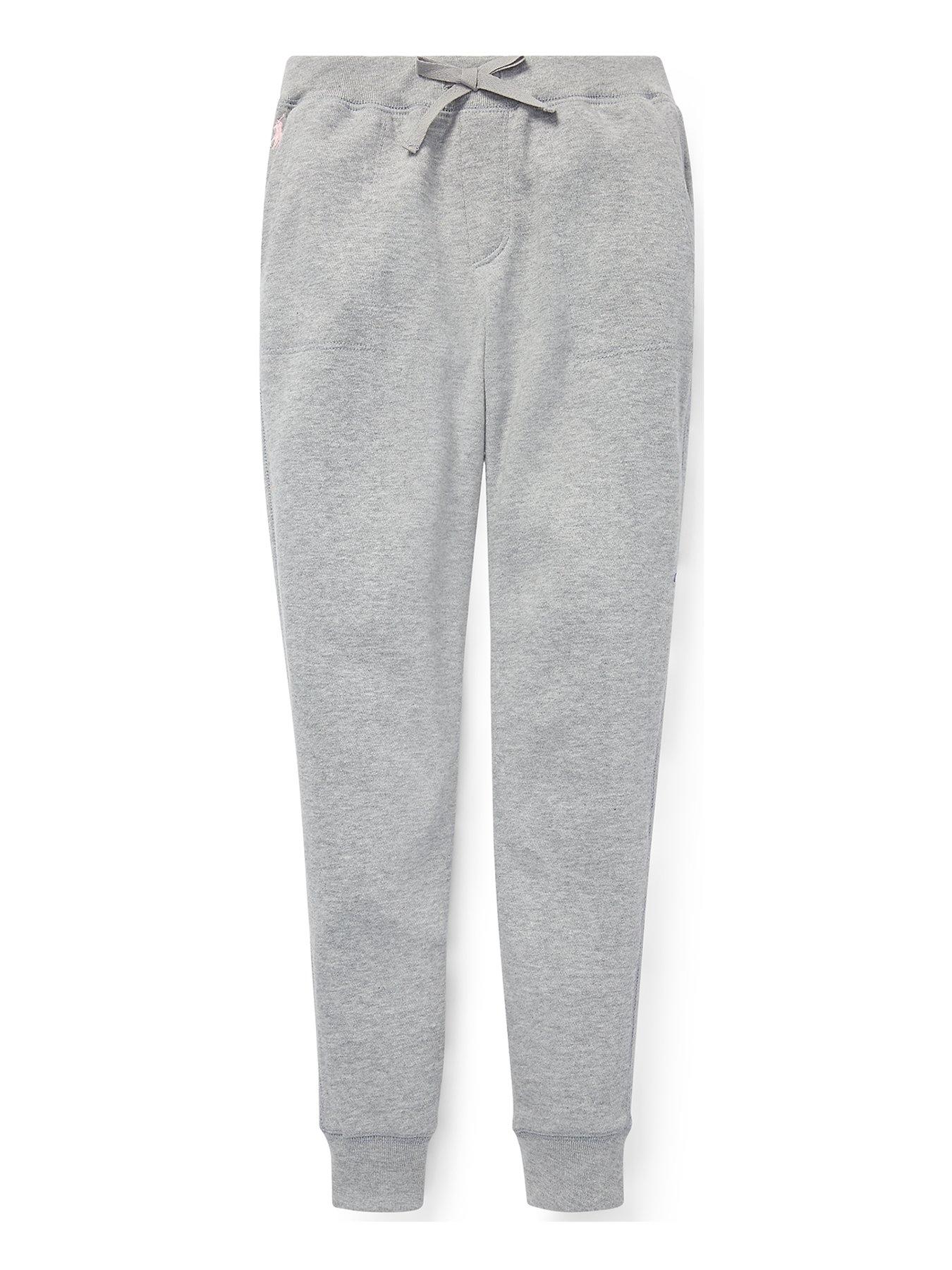 slim grey joggers