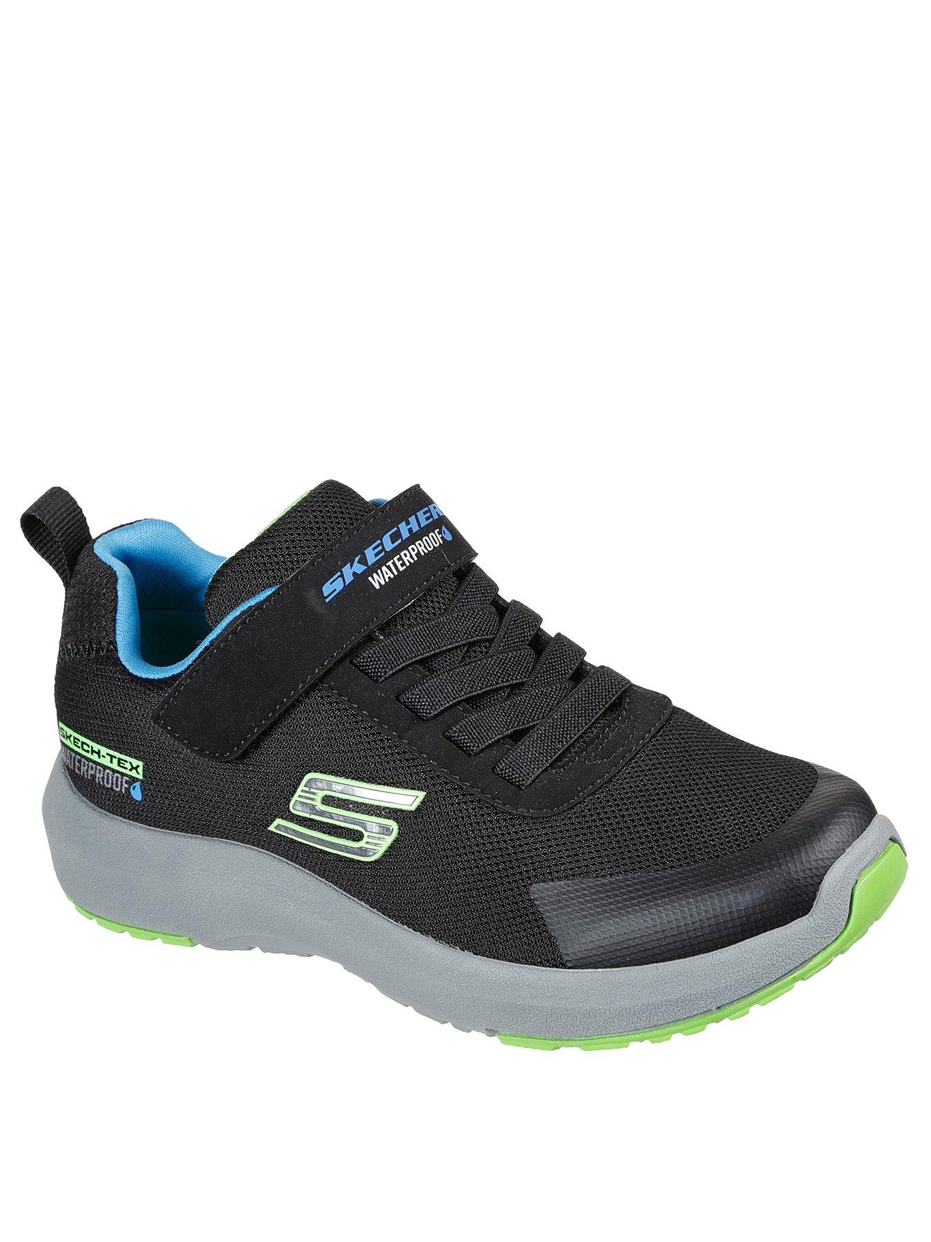 boys black skechers