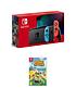  image of nintendo-switch-neon-console-with-animal-crossing-new-horizon