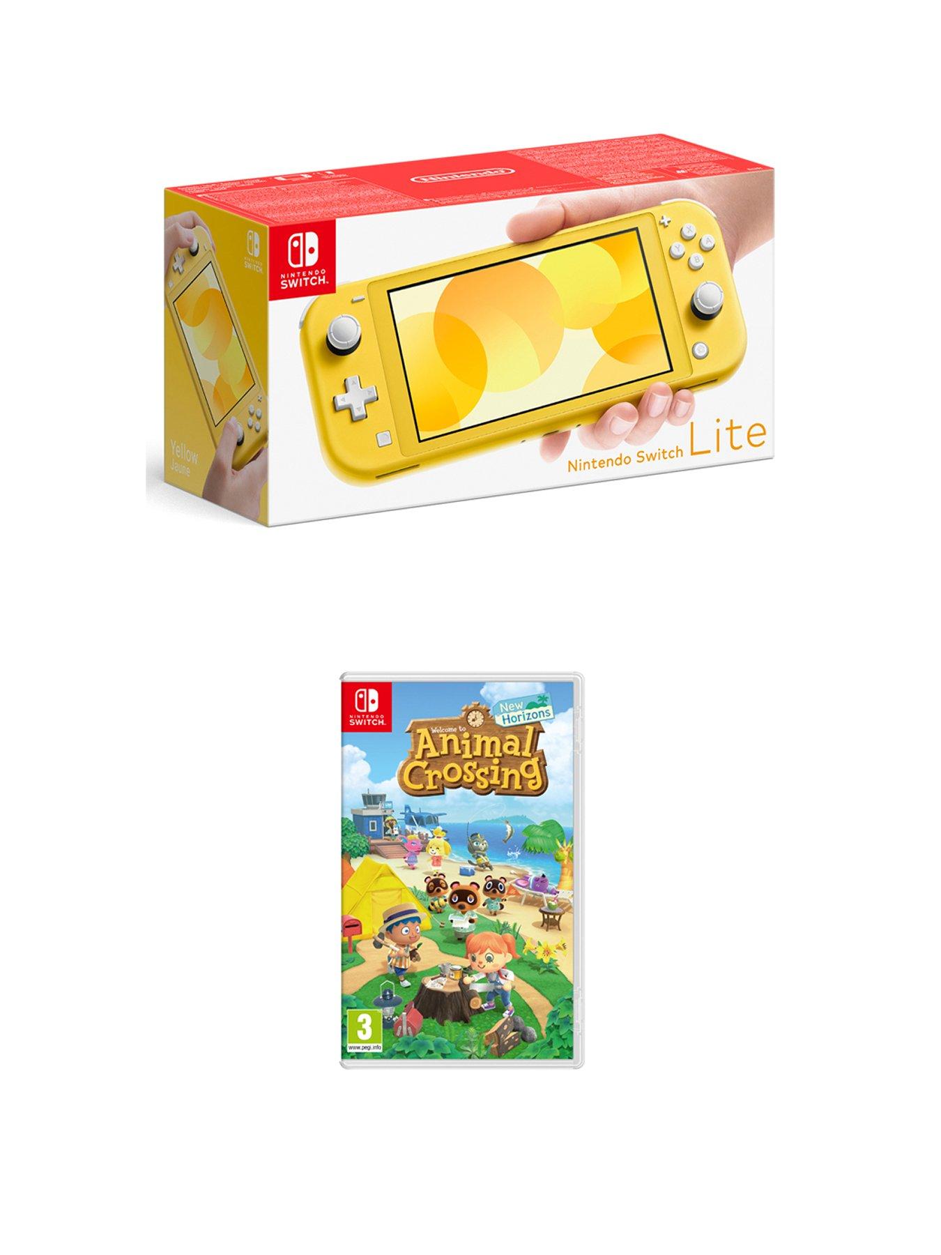 yellow nintendo switch animal crossing