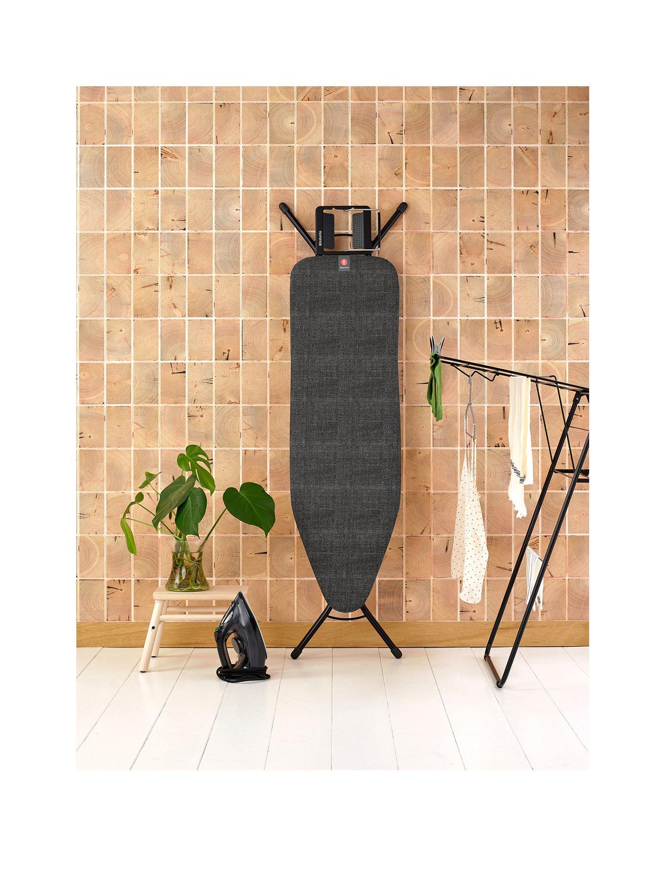 Brabantia Ironing Board B with Black Denim Print Cover