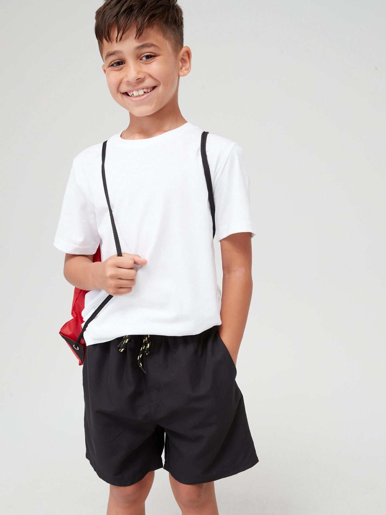 undefined Boys School Swim Short - Black