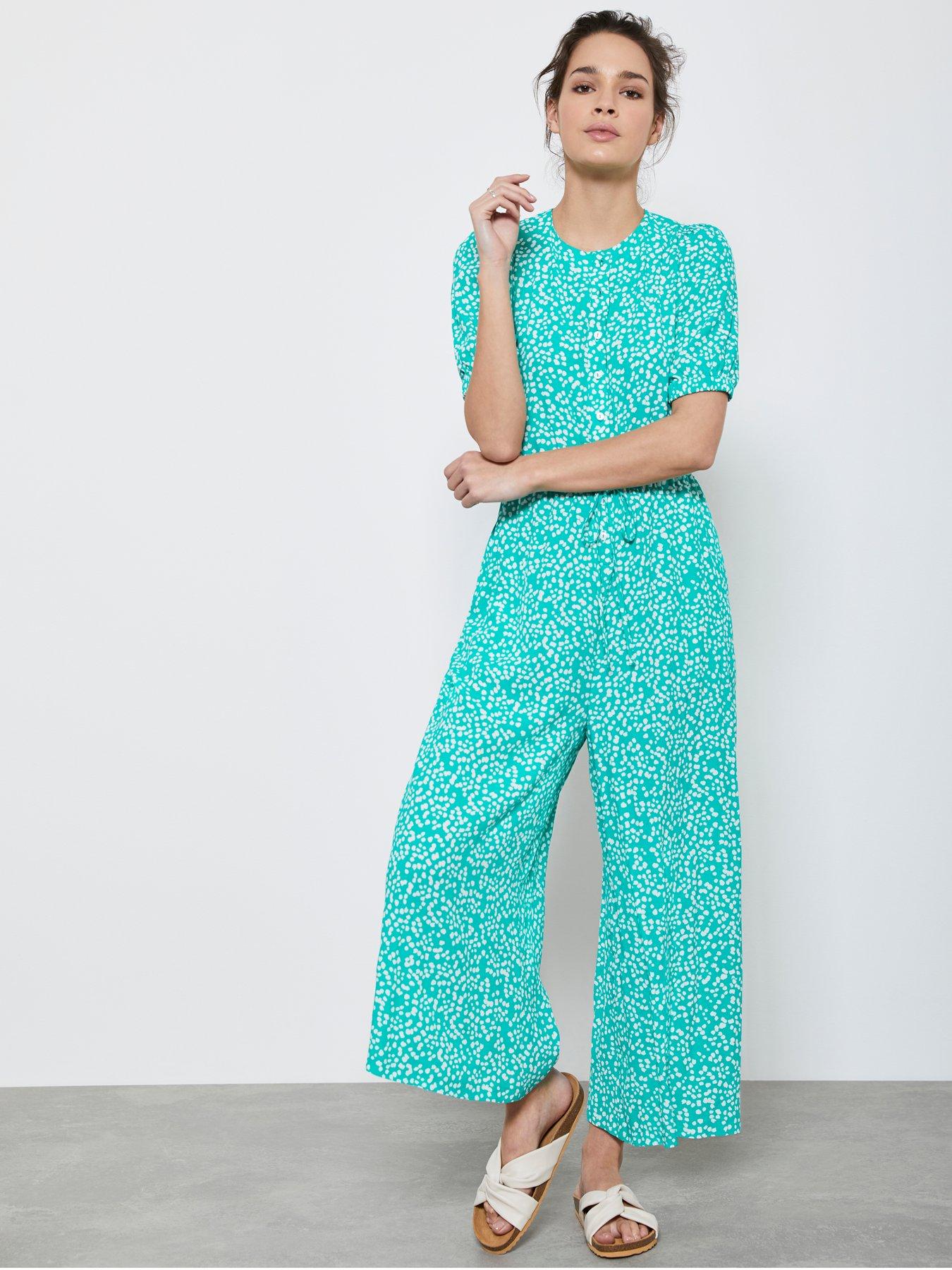 mint velvet green jumpsuit