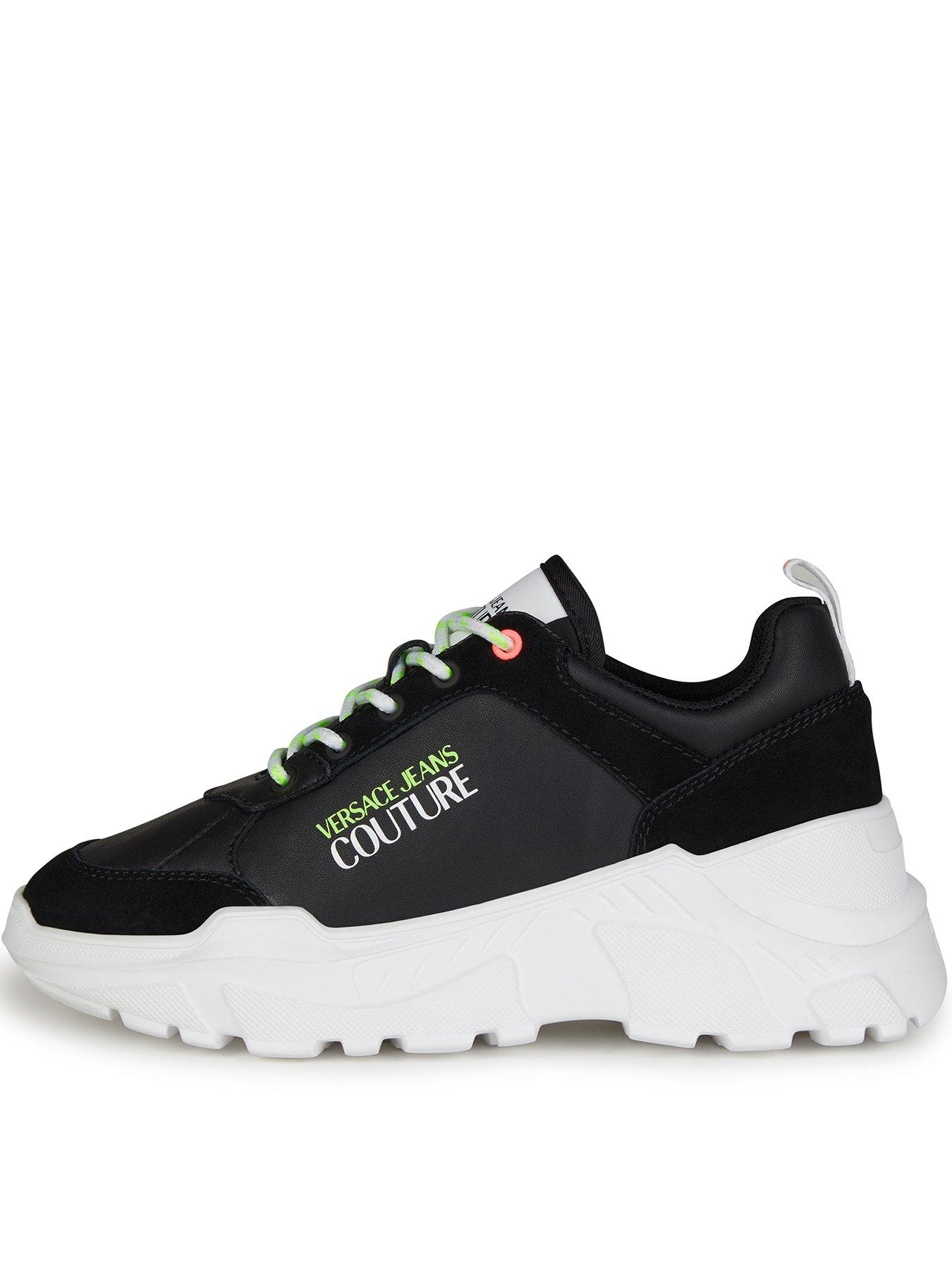 versace jeans couture trainers black