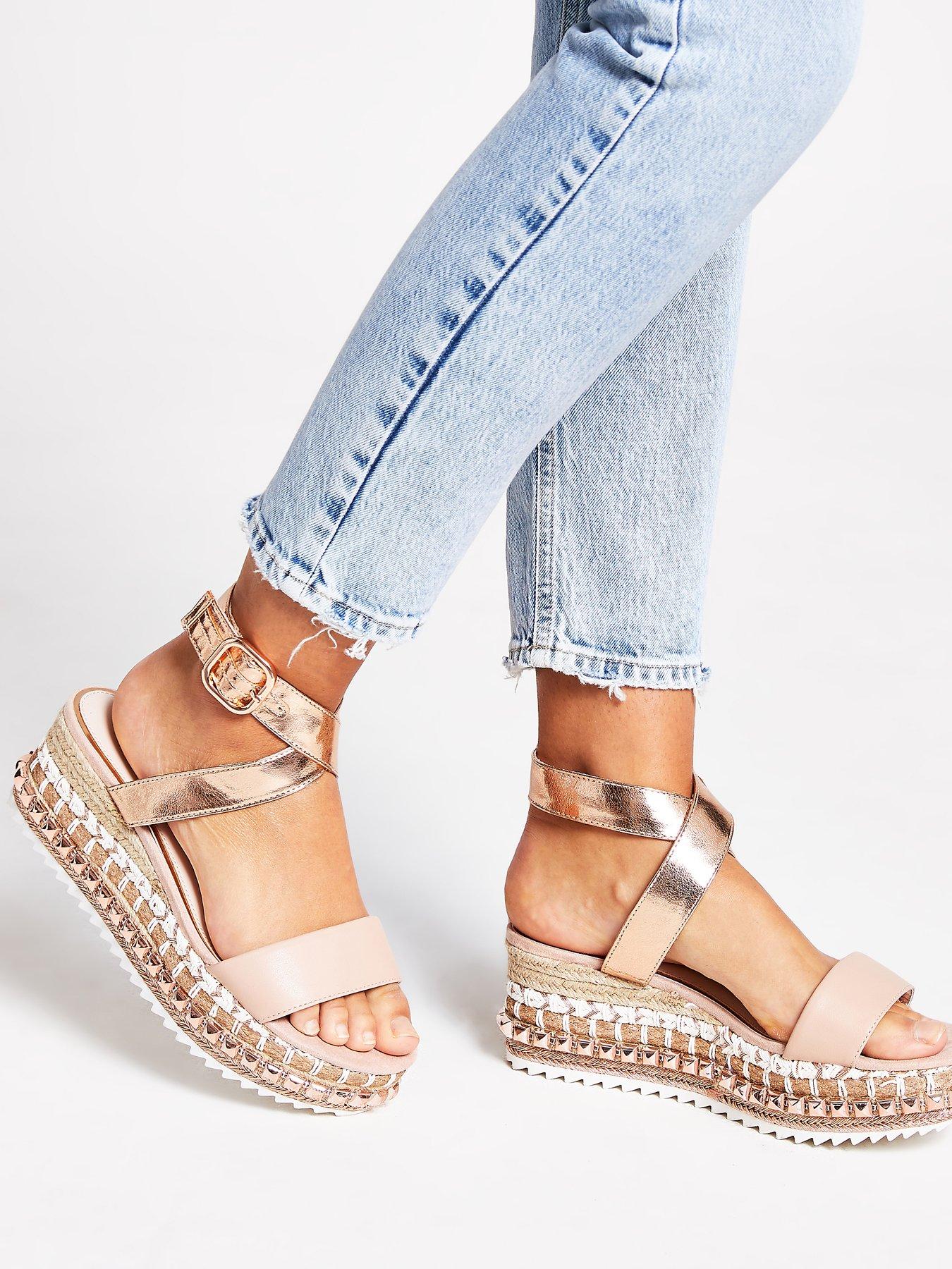 rose gold flatform