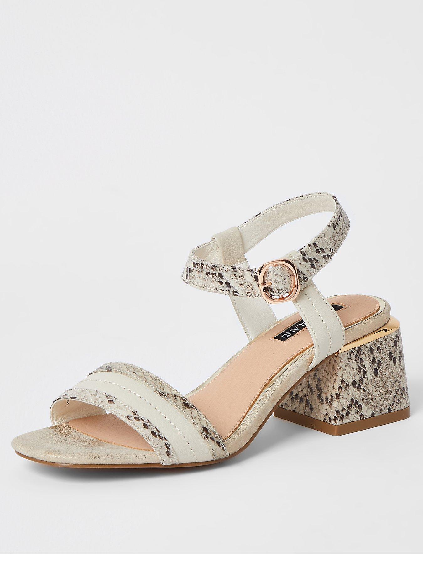 cream strappy sandals uk