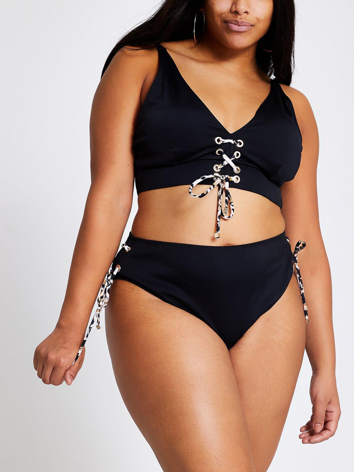 river island plus swimwear