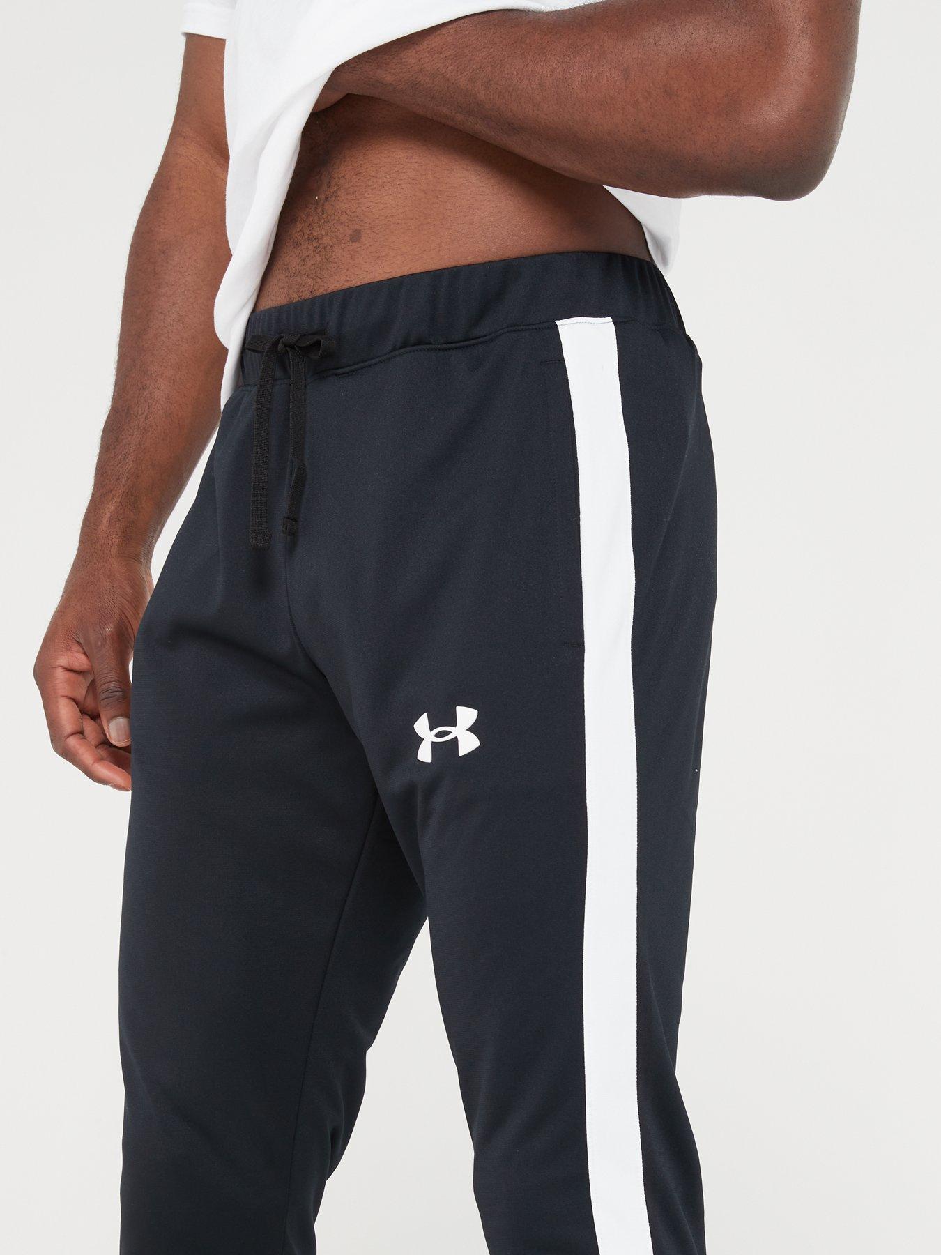 UNDER ARMOUR Training Knit Tracksuit Black White Very