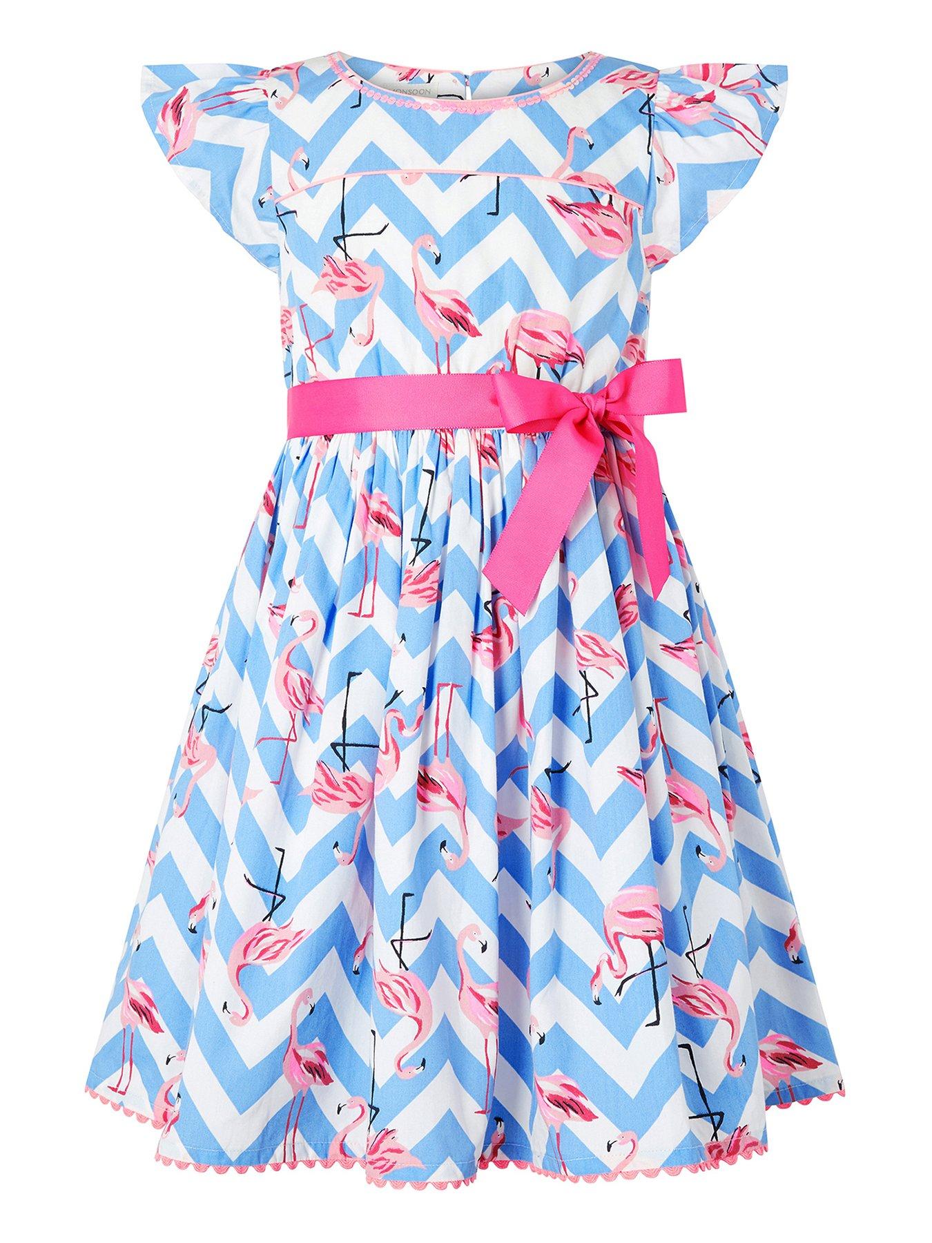 Monsoon Girls S.E.W. Adrienne Flamingo Dress review