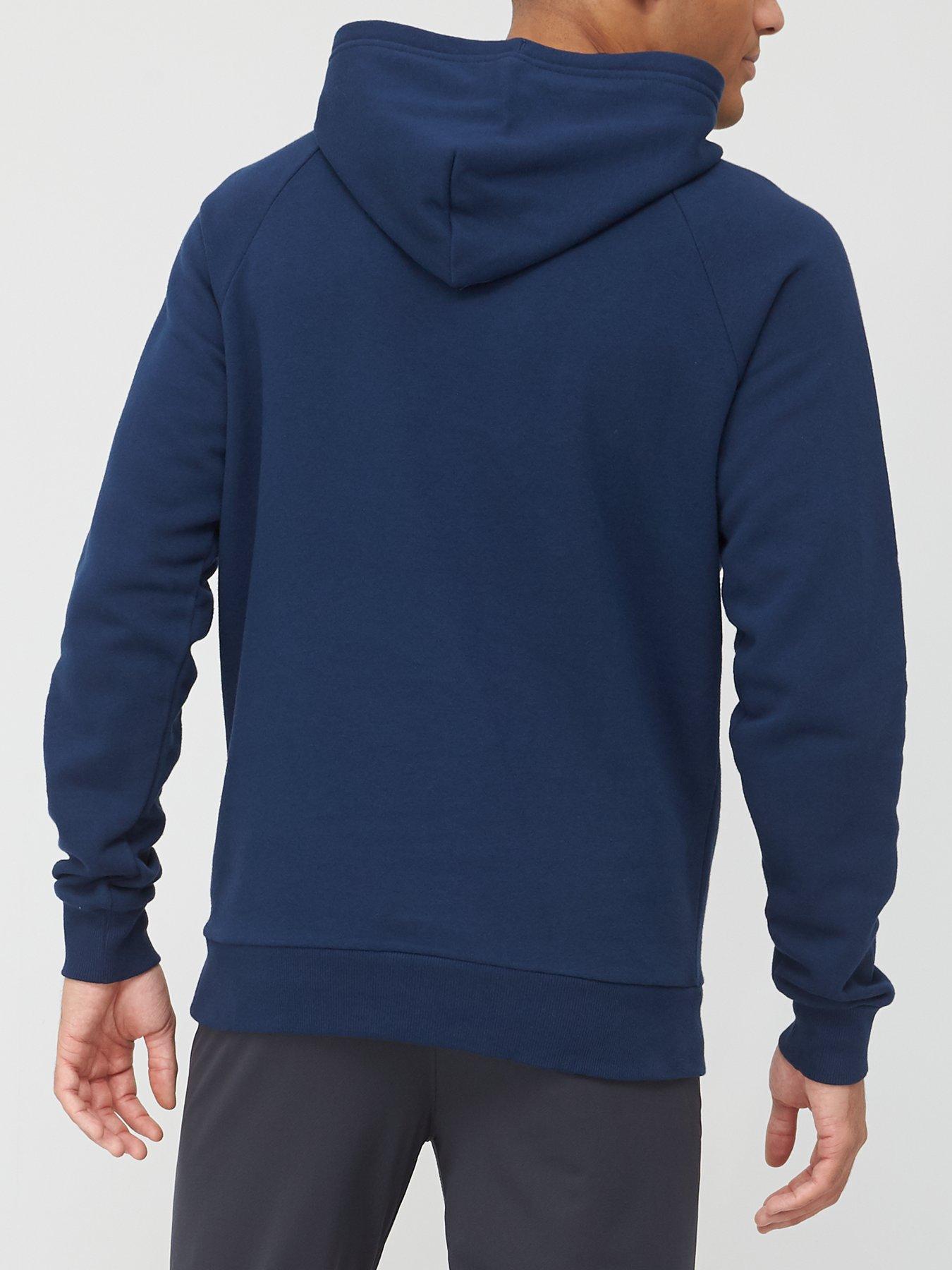 navy blue under armour hoodie