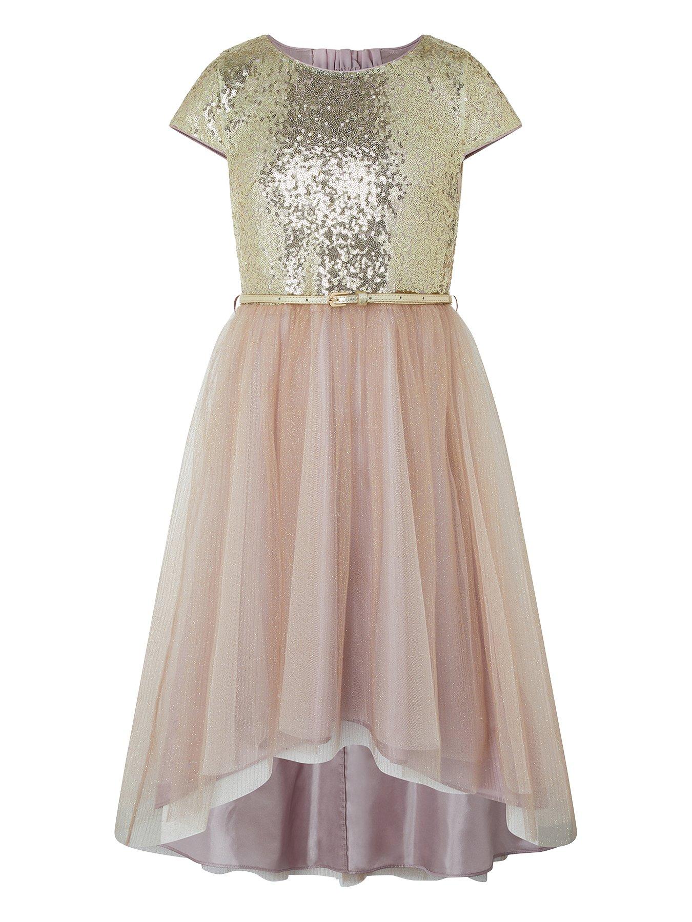 Monsoon Girls Kylie Cap Sleeve Tiered Prom Dress review