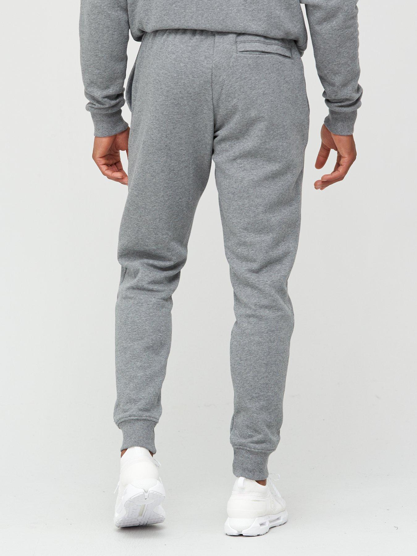 gray fleece joggers