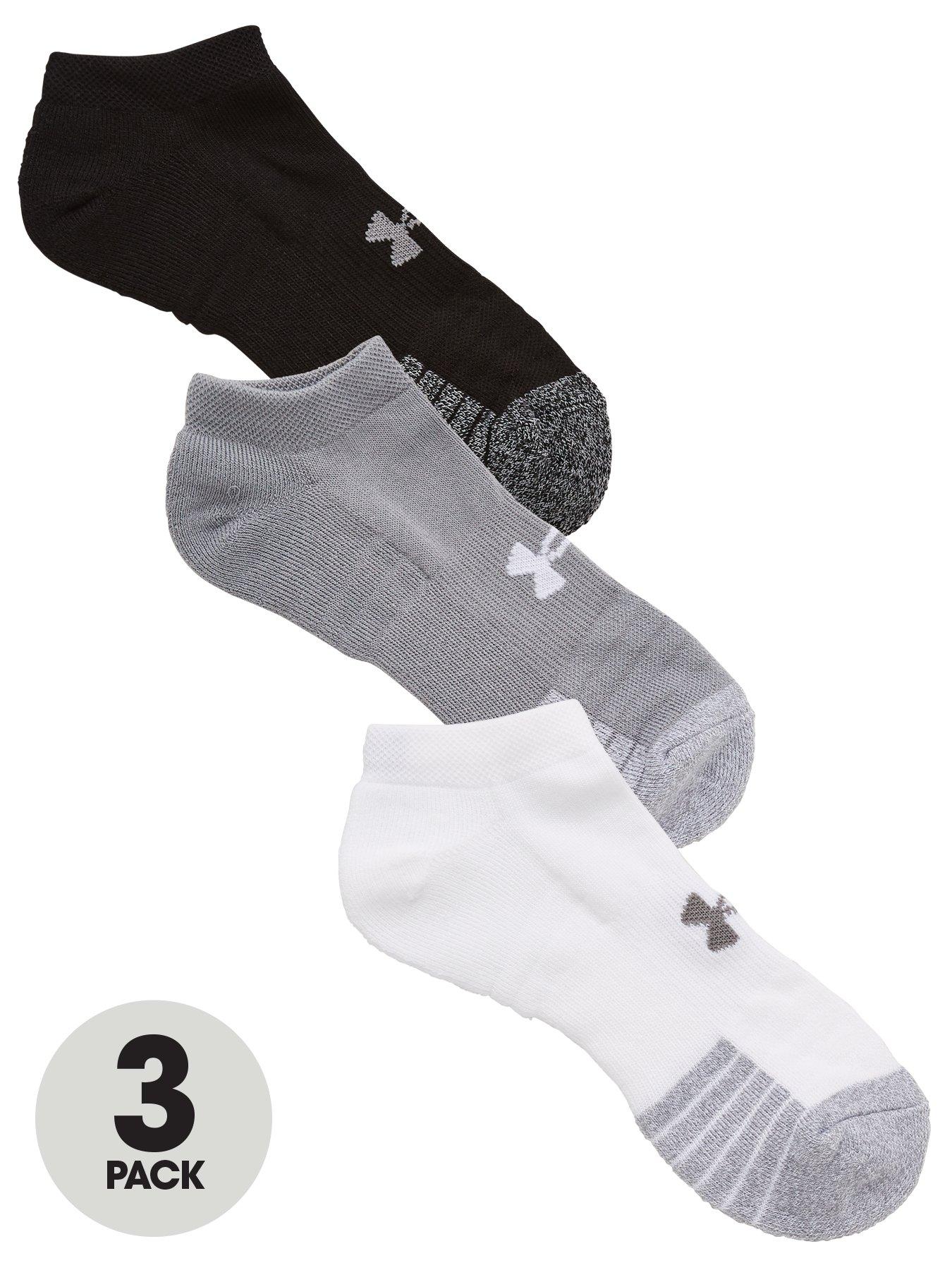 Under Armour Erwachsenen HeatGear® Füßlinge  3er-Pack Grau LG