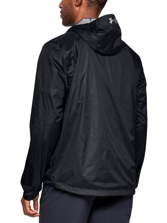 stillFront image of under-armour-trainingnbspforefront-rain-jacket-black