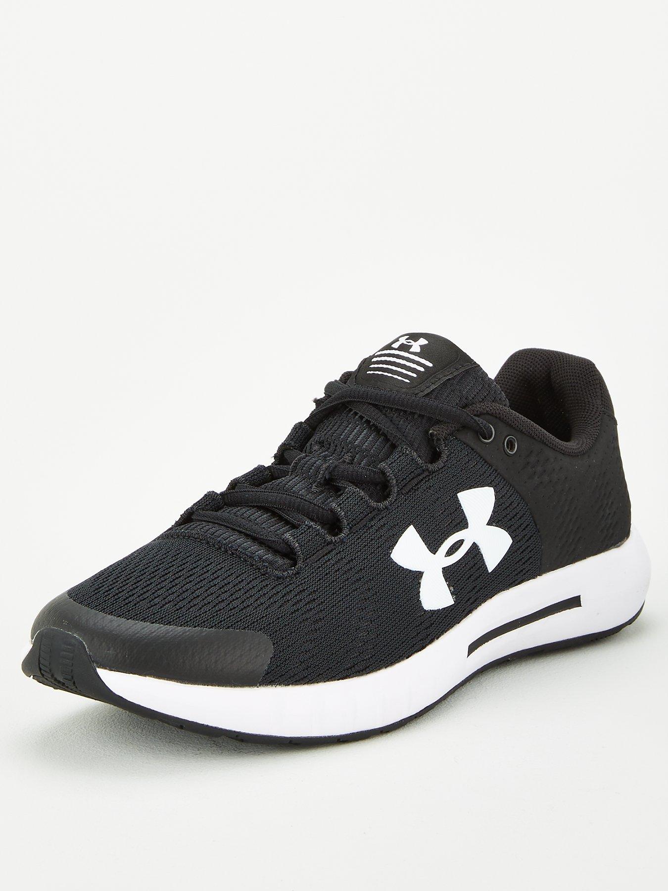 under armour womens black trainers