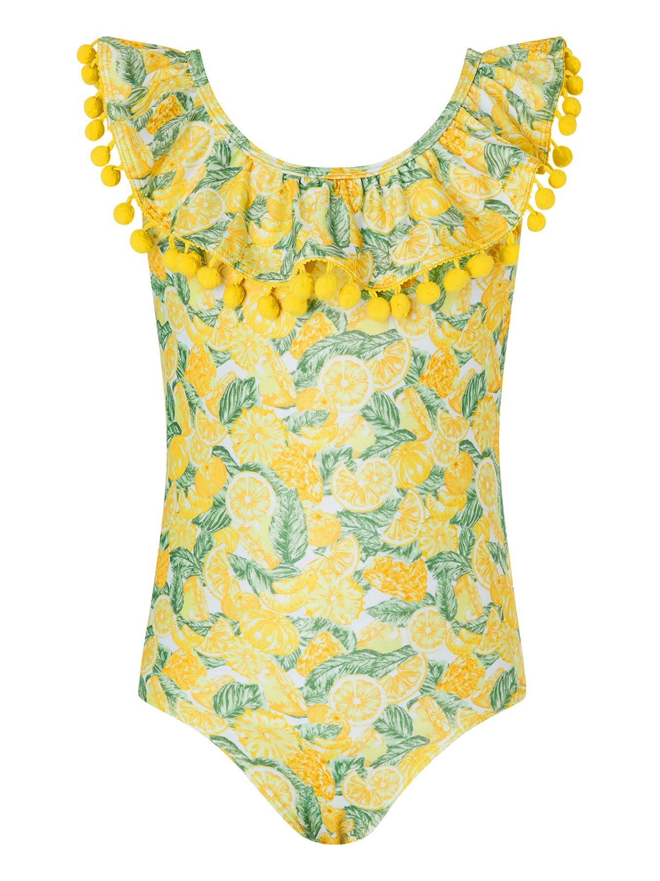 baby girl lemon swimsuit